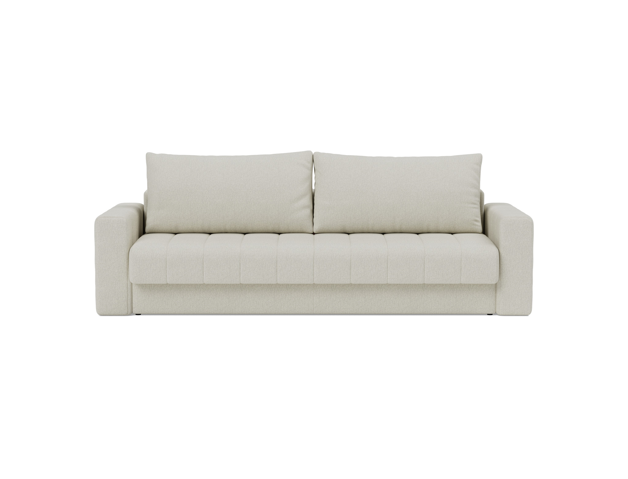 Schlafsofa Akello mit Armlehnen Flachgewebe Mixed Dance 527-Natural