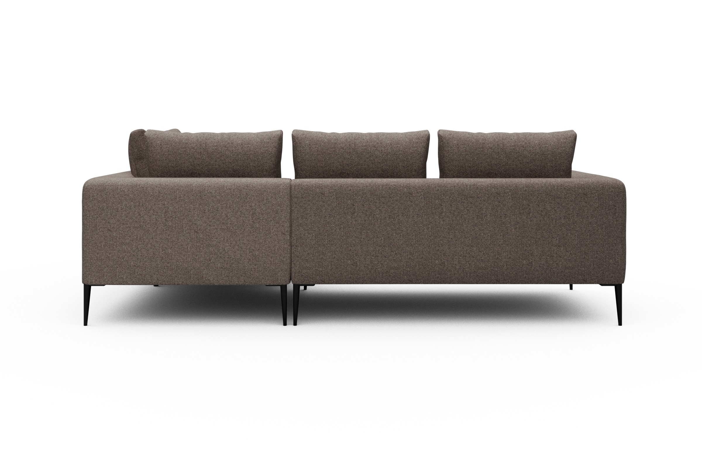 Ecksofa Paul Relax-Ecke rechts mit 2-Sitzer Sama-Stone