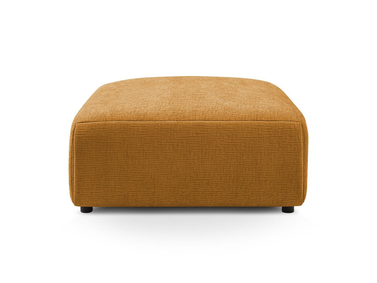 Bobochic Jeanne Pouf 95 × 117 cm Strukturstoff Gelb