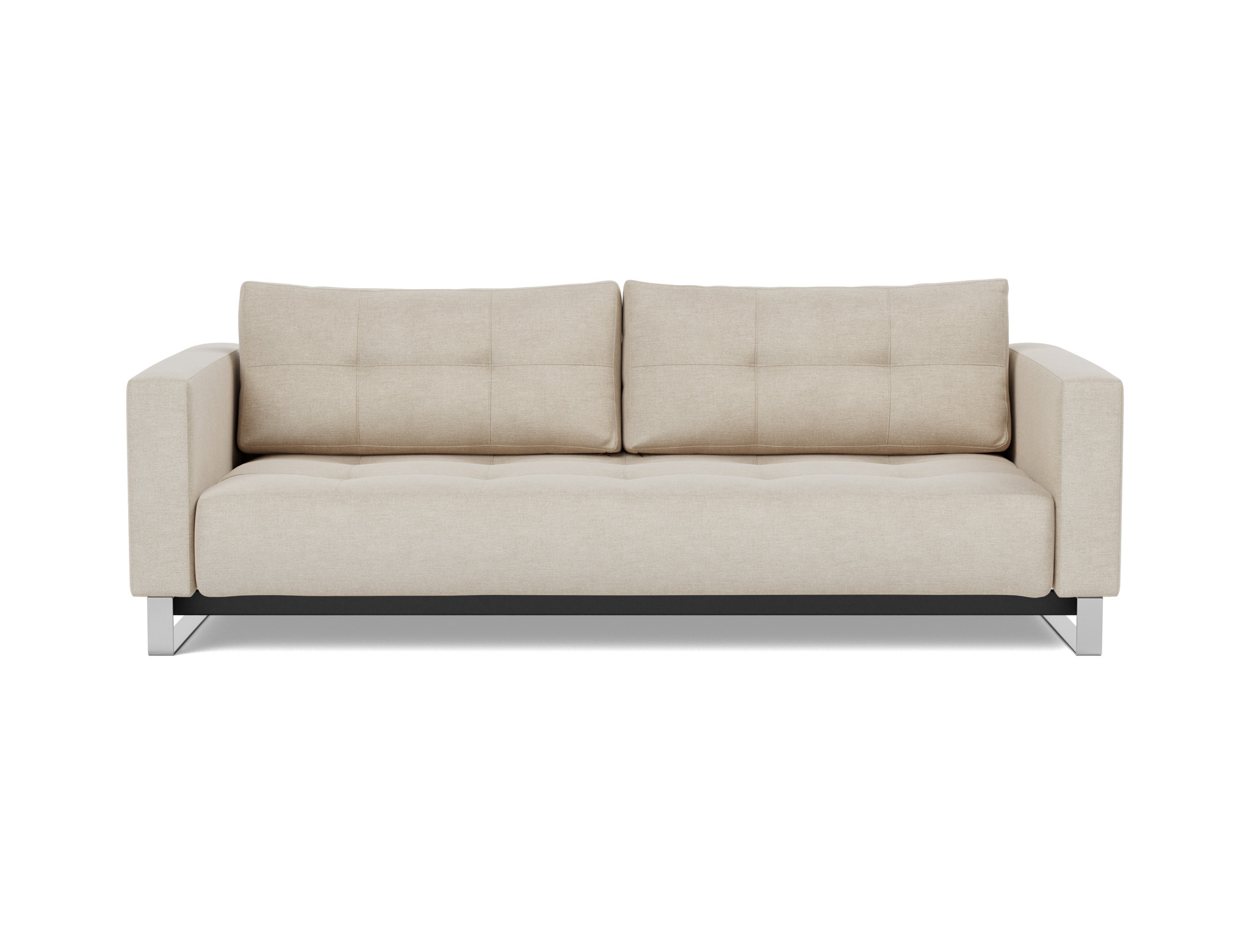 Schlafsofa Cassius D.E.L. Flachgewebe Phobos 586-Latte