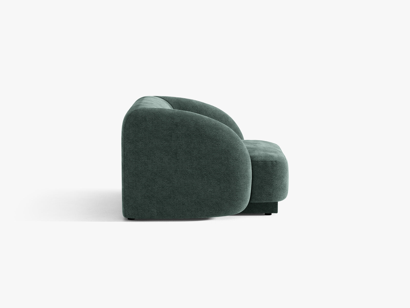 Micadoni Sessel Miley 1-Sitzer Chenille Haga Petrol