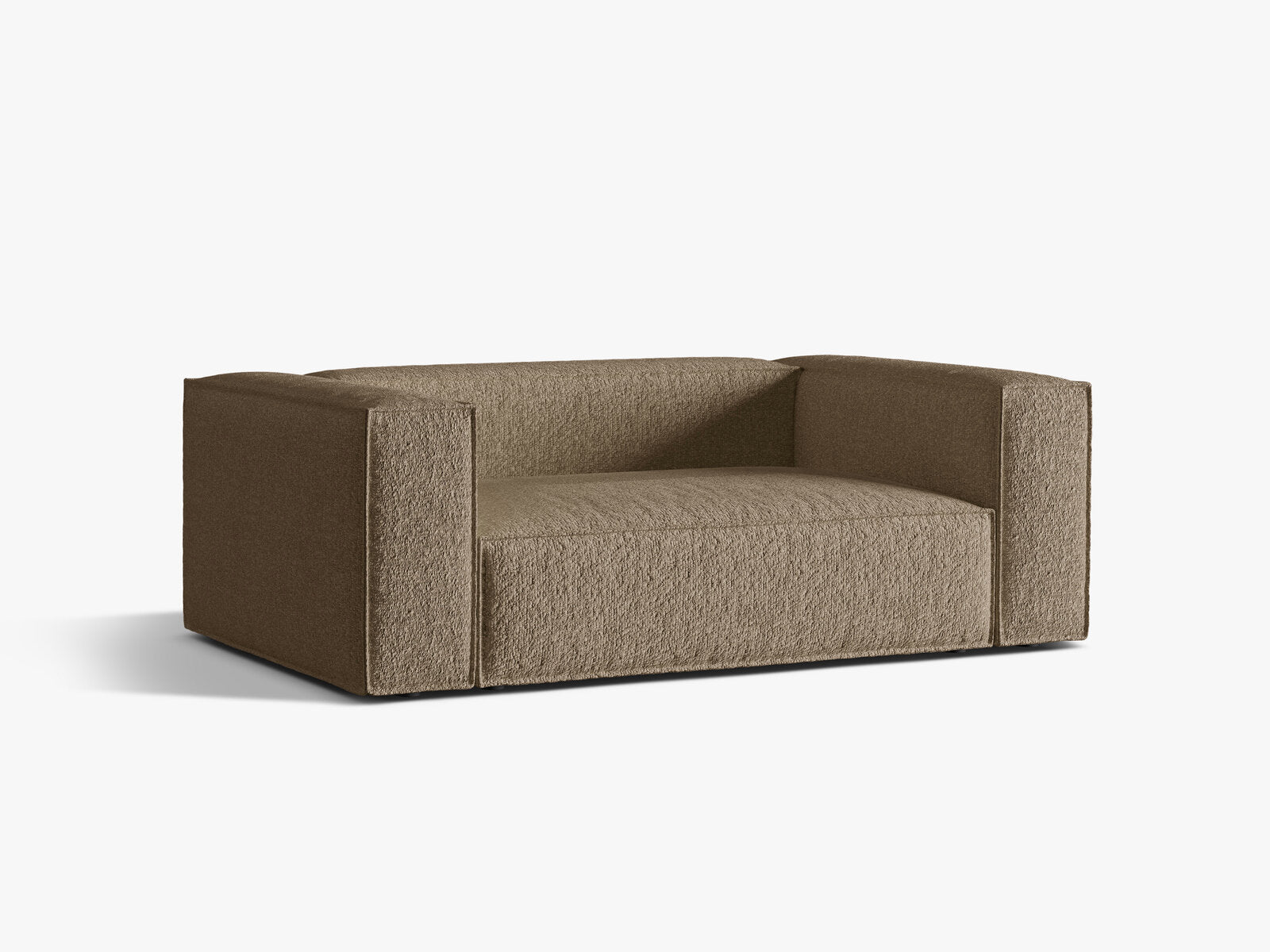 Micadoni Sofa Nuria 2-Sitzer Boucle Cappuccino