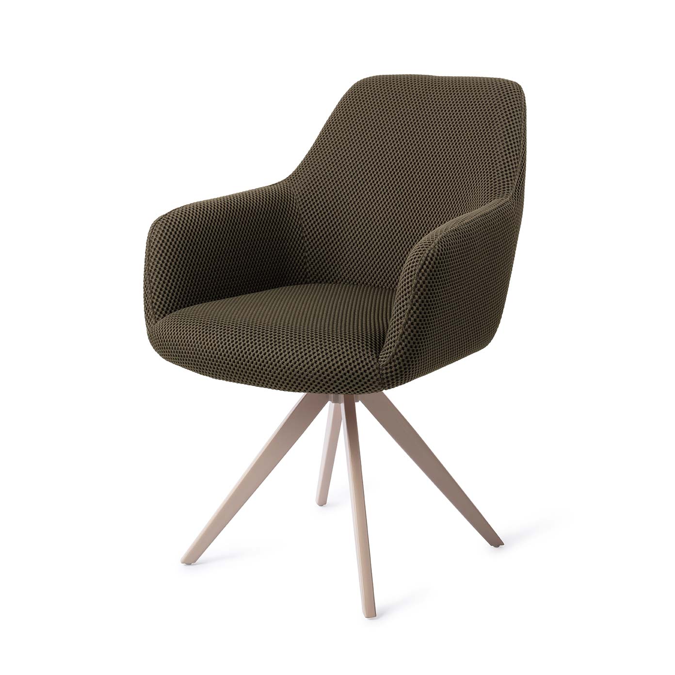 Jesper Home Esszimmerstuhl Hiroo Jungle-Jewel Turn Beige