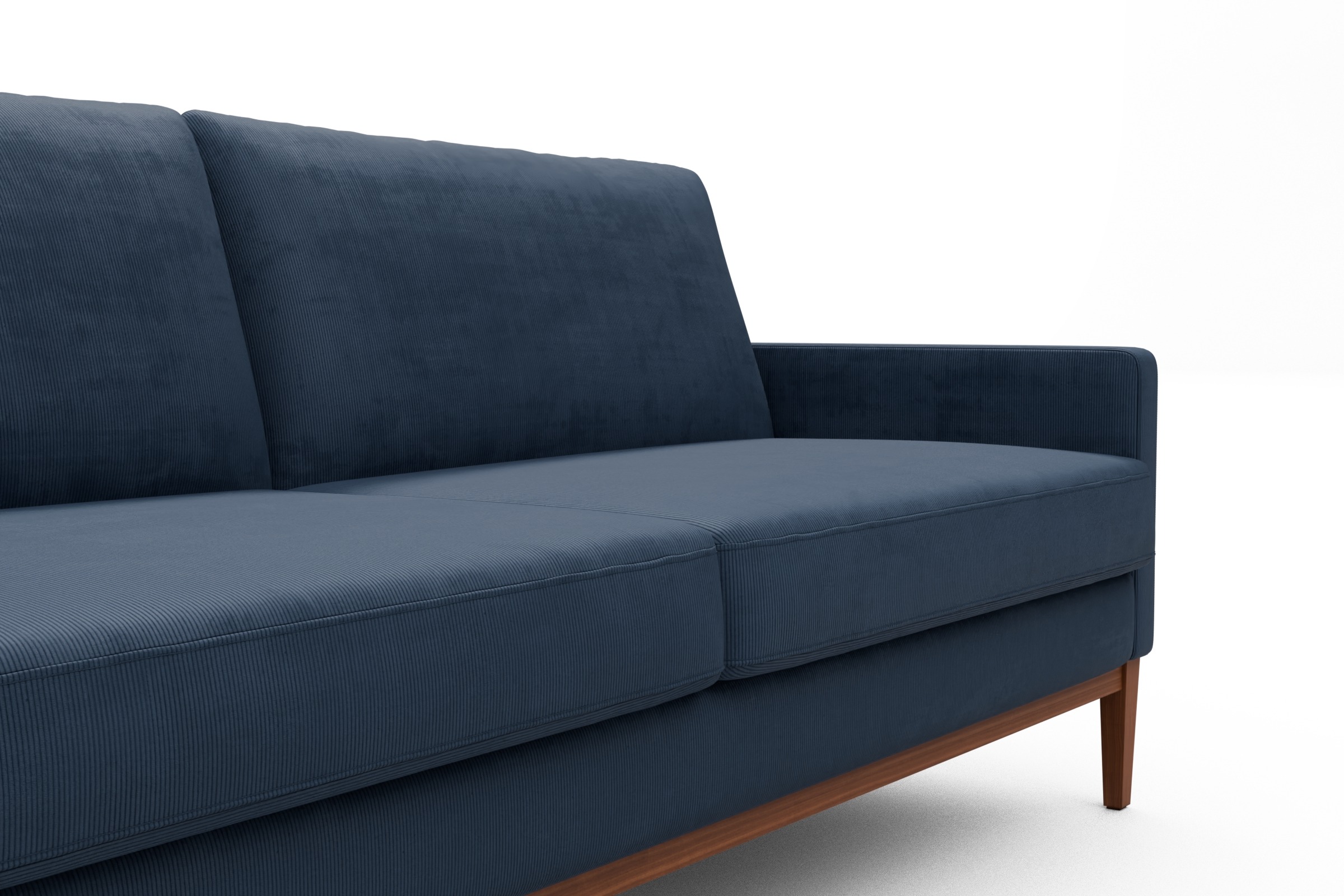 Sofa Bodo 2,5-Sitzer Cordufine-Royal-Blue
