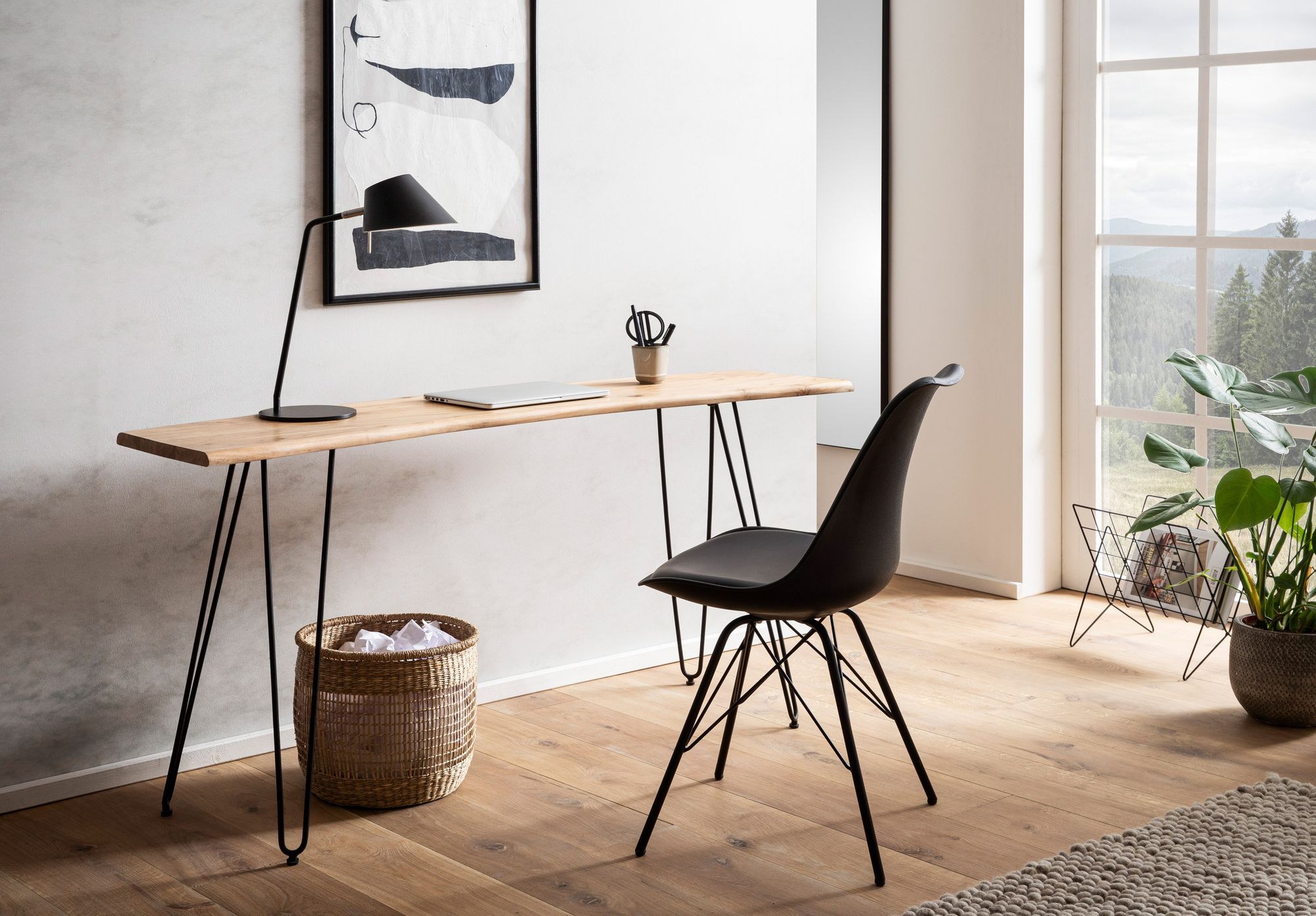 Schreibtisch Hoyanger Akazie Massivholz 150 × 36 × 75 cm