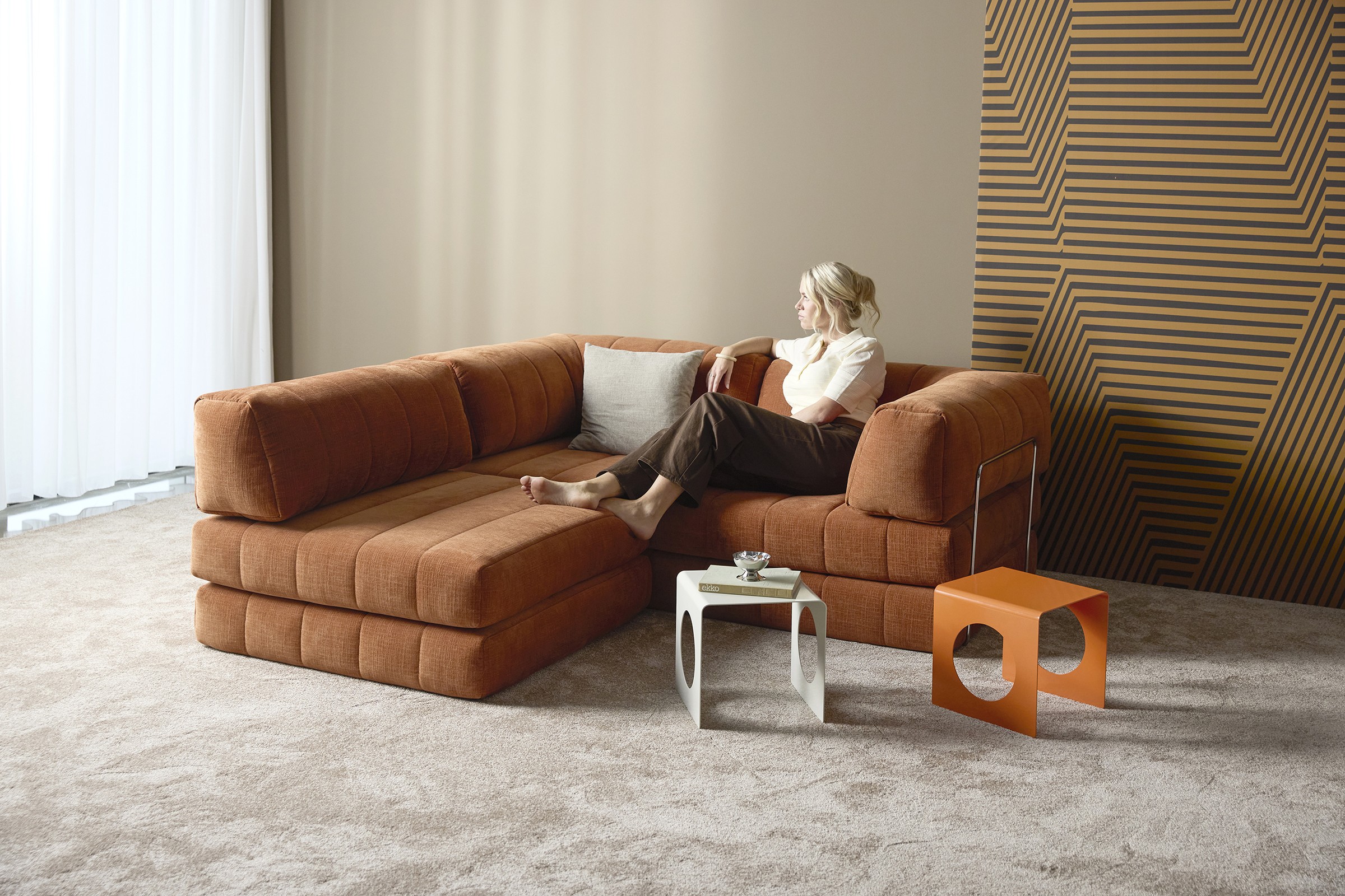 Schlafsofa CozyPad mit Armlehnen