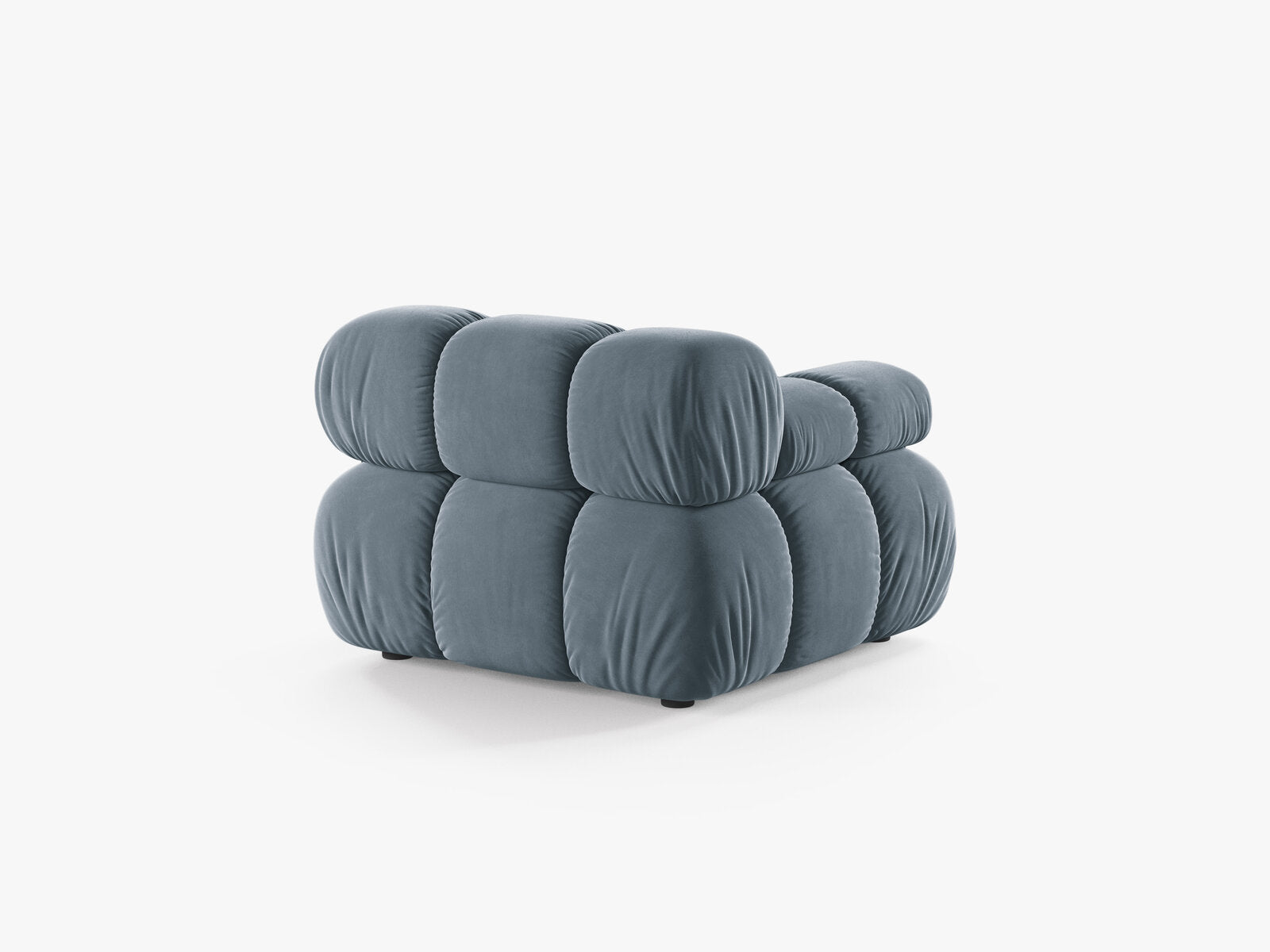Micadoni Eckmodul Bellis Samt Bluvel Hellblau Links