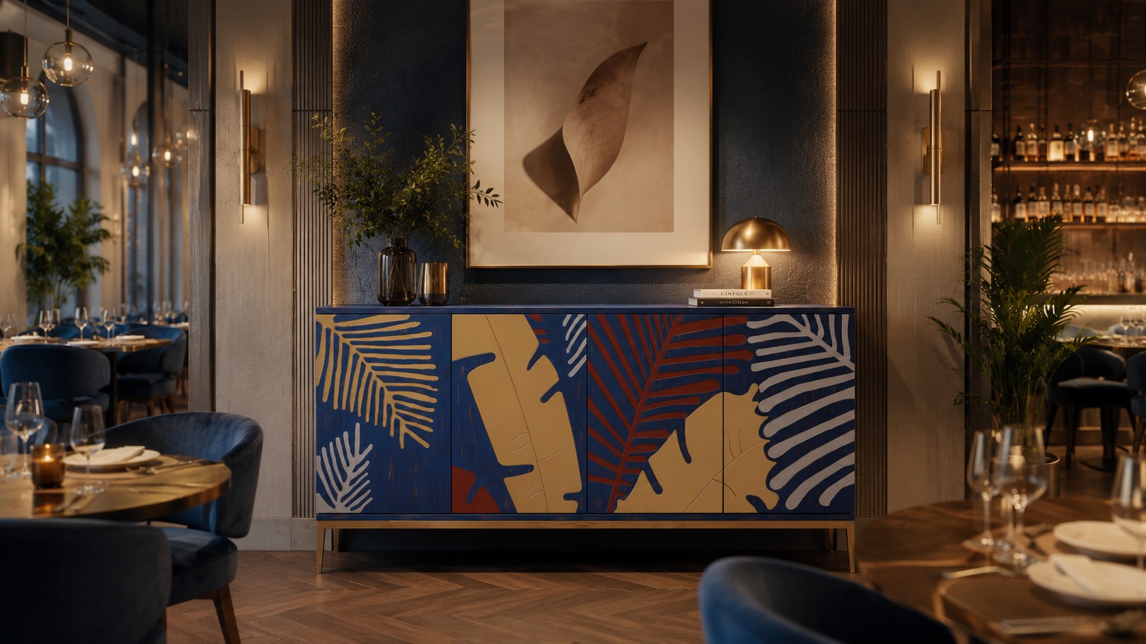 Livin Hill Sideboard Stilig Blau