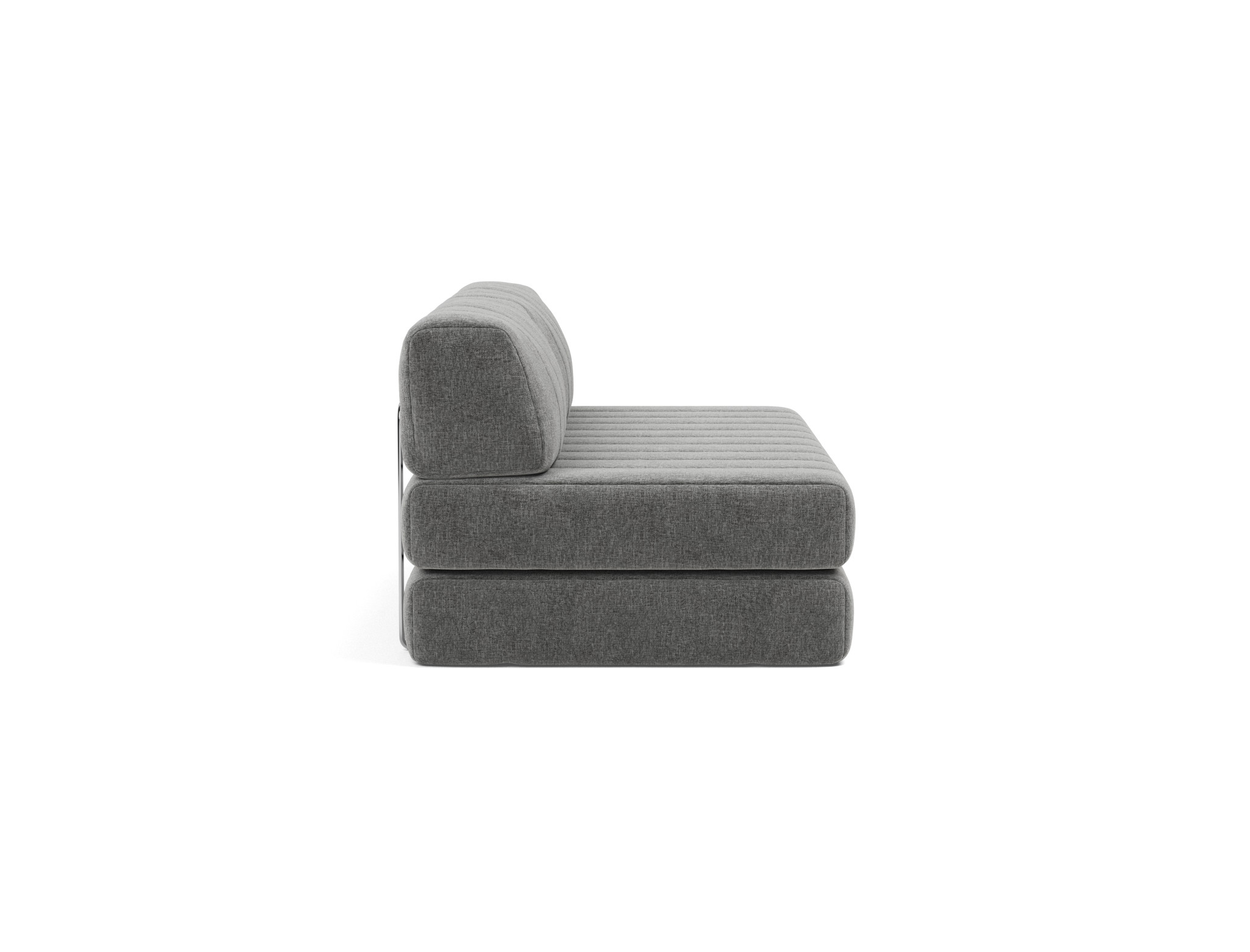 Schlafsofa CozyPad Strukturierter Stoff Twist 563-Charcoal