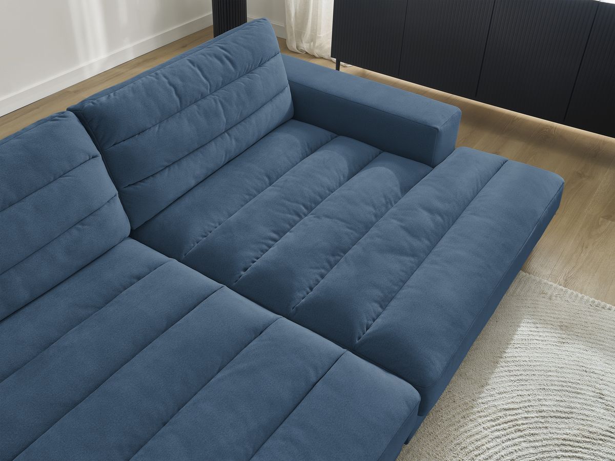 Bobochic Sierra Sofa 4-Sitzer Samt Dunkelblau