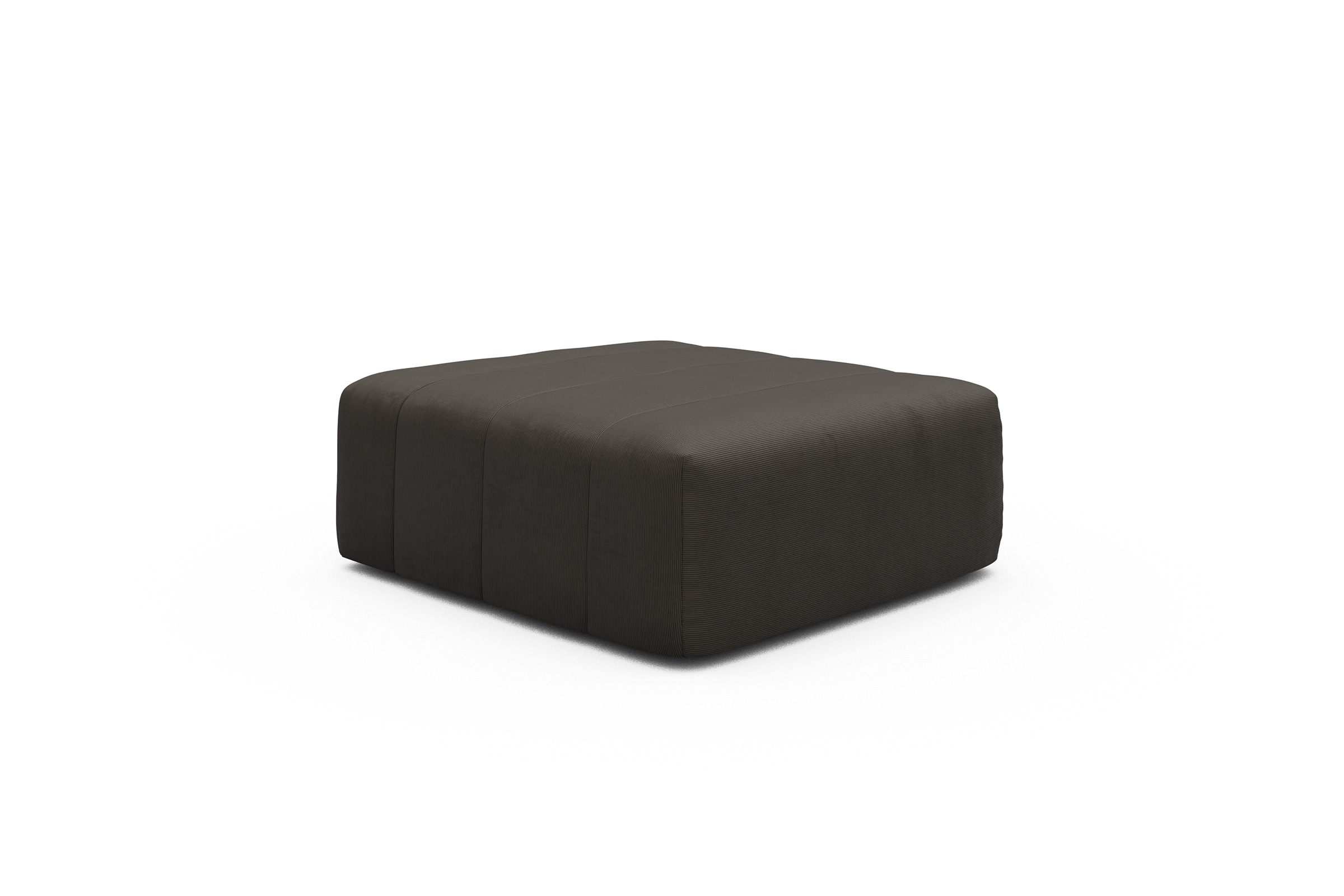 Sitzhocker Hugo Ottomane Cordufine-Taupe