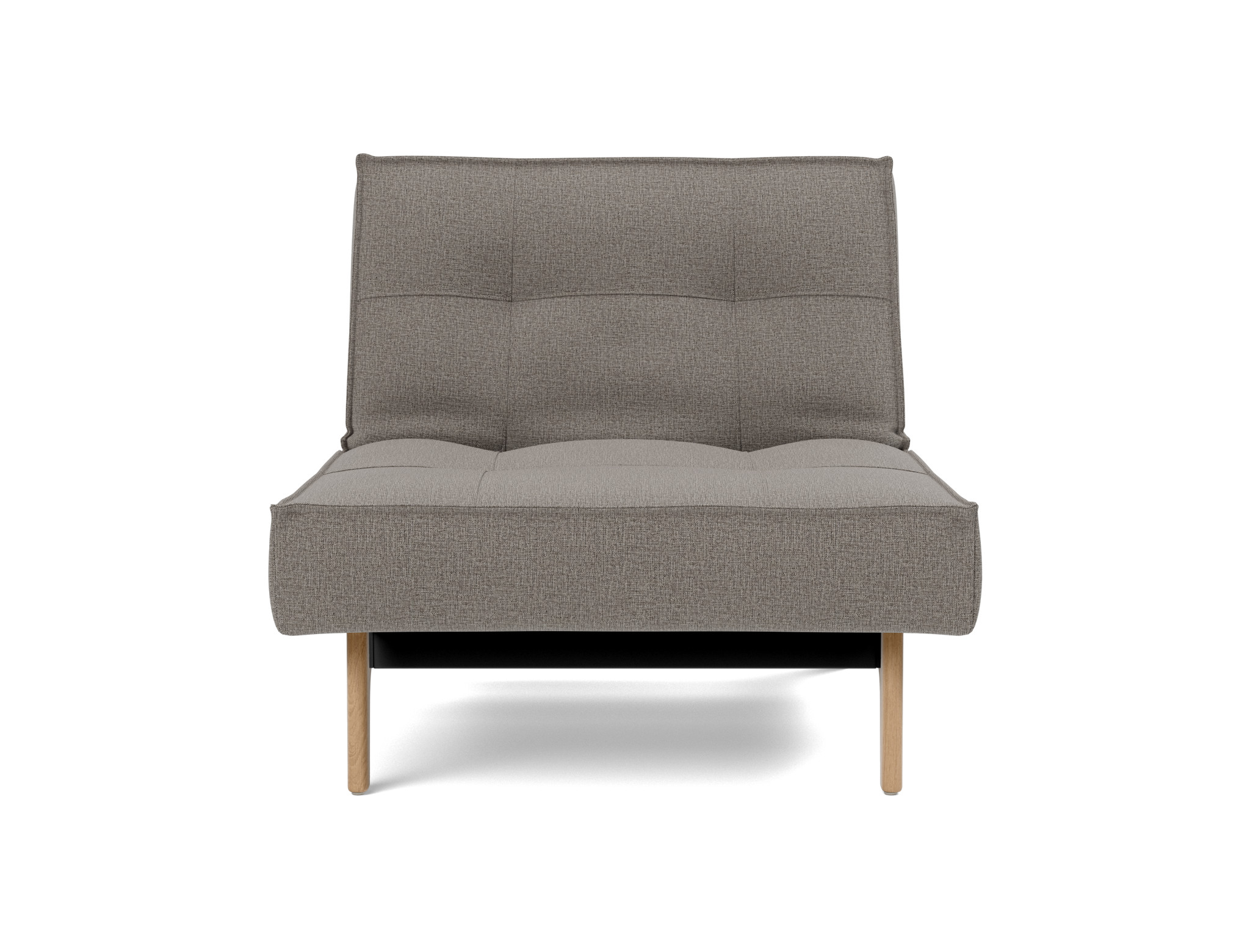 Sessel Splitback Flachgewebe Mixed Dance 521-Grey Beine Eiche