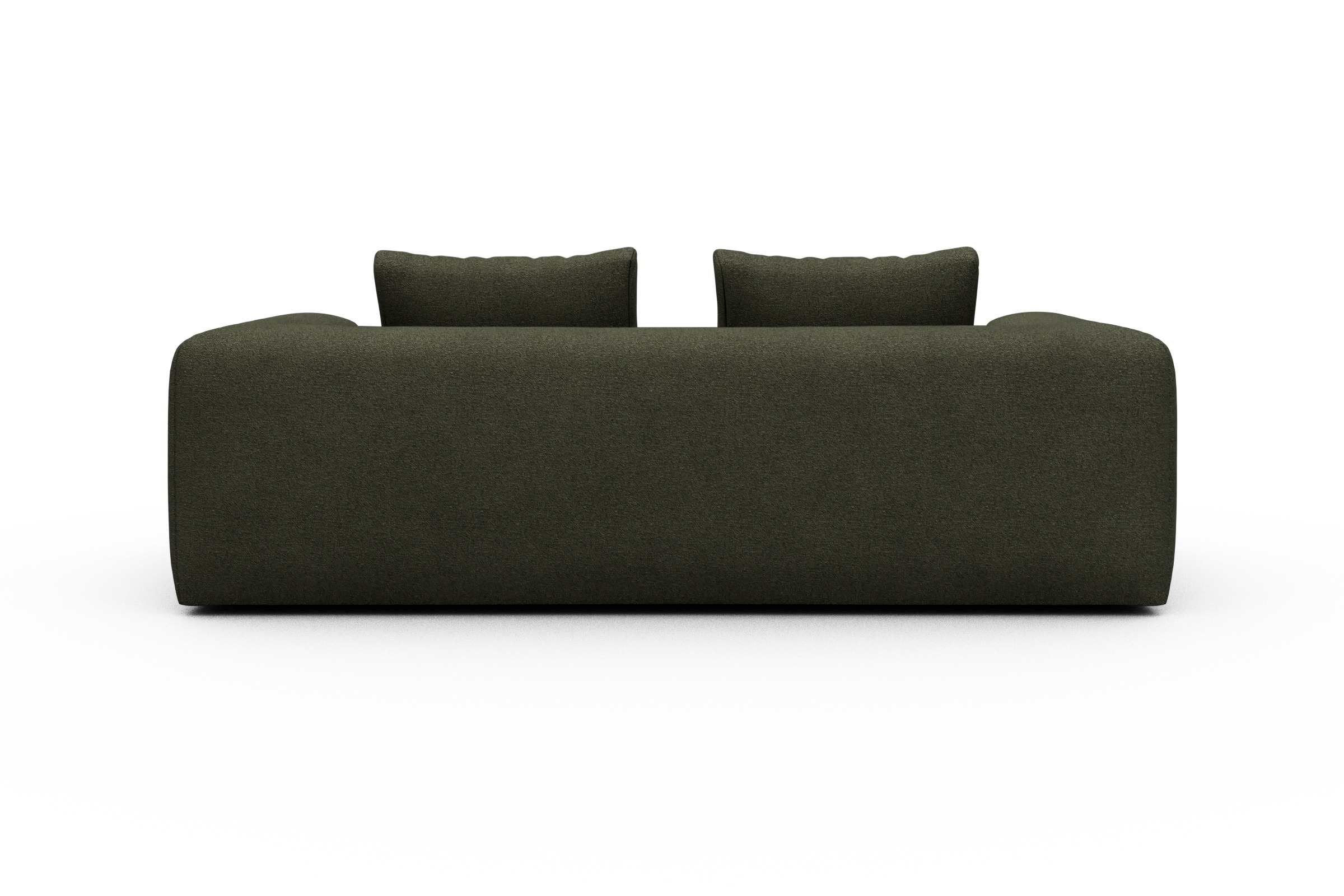Sofa Fred 3-Sitzer Boucle-Forest-Green