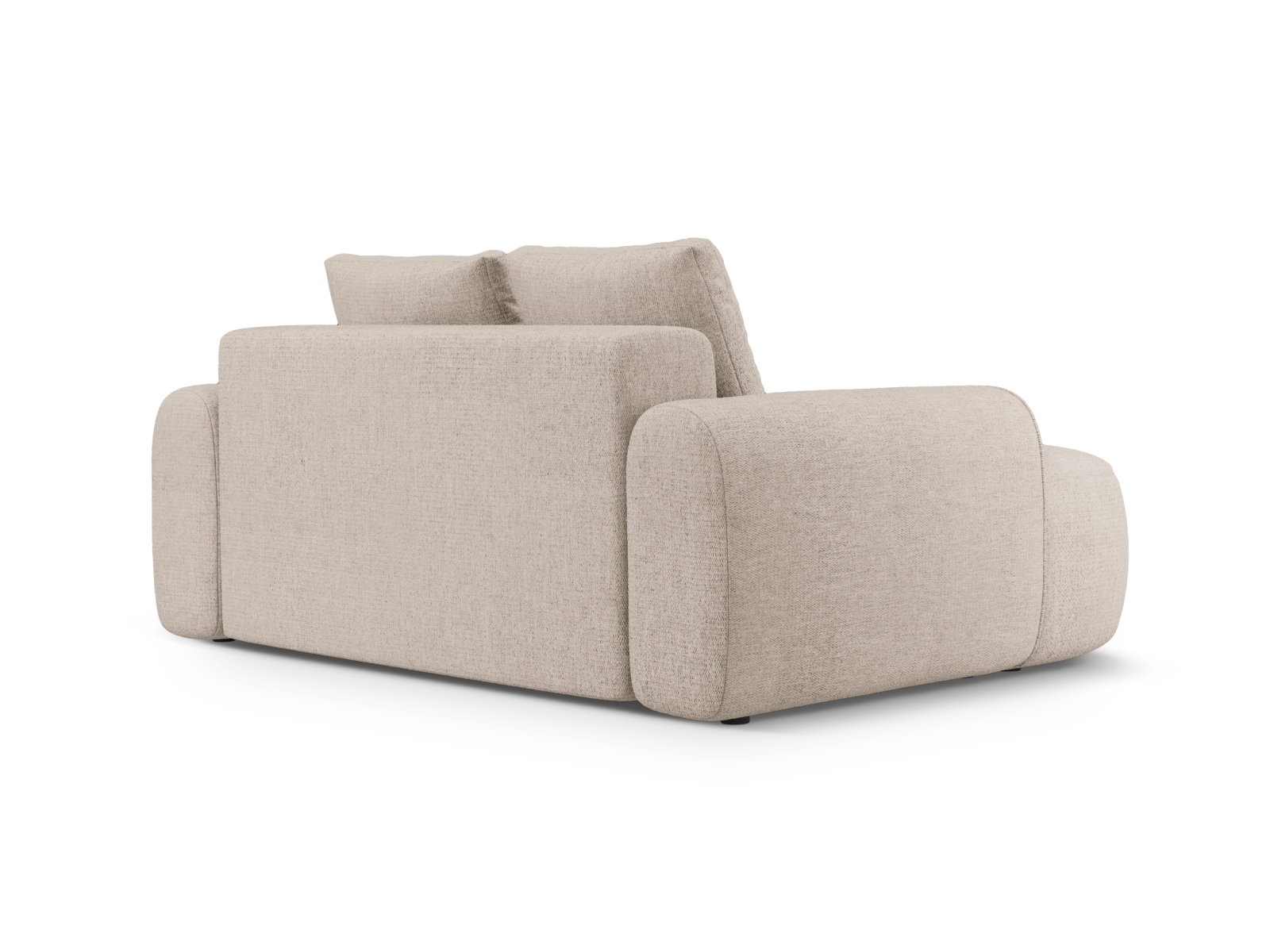 Cosmopolitan Design Sofa Linz 2-Sitzer Strukturierter Stoff Sorella Sand