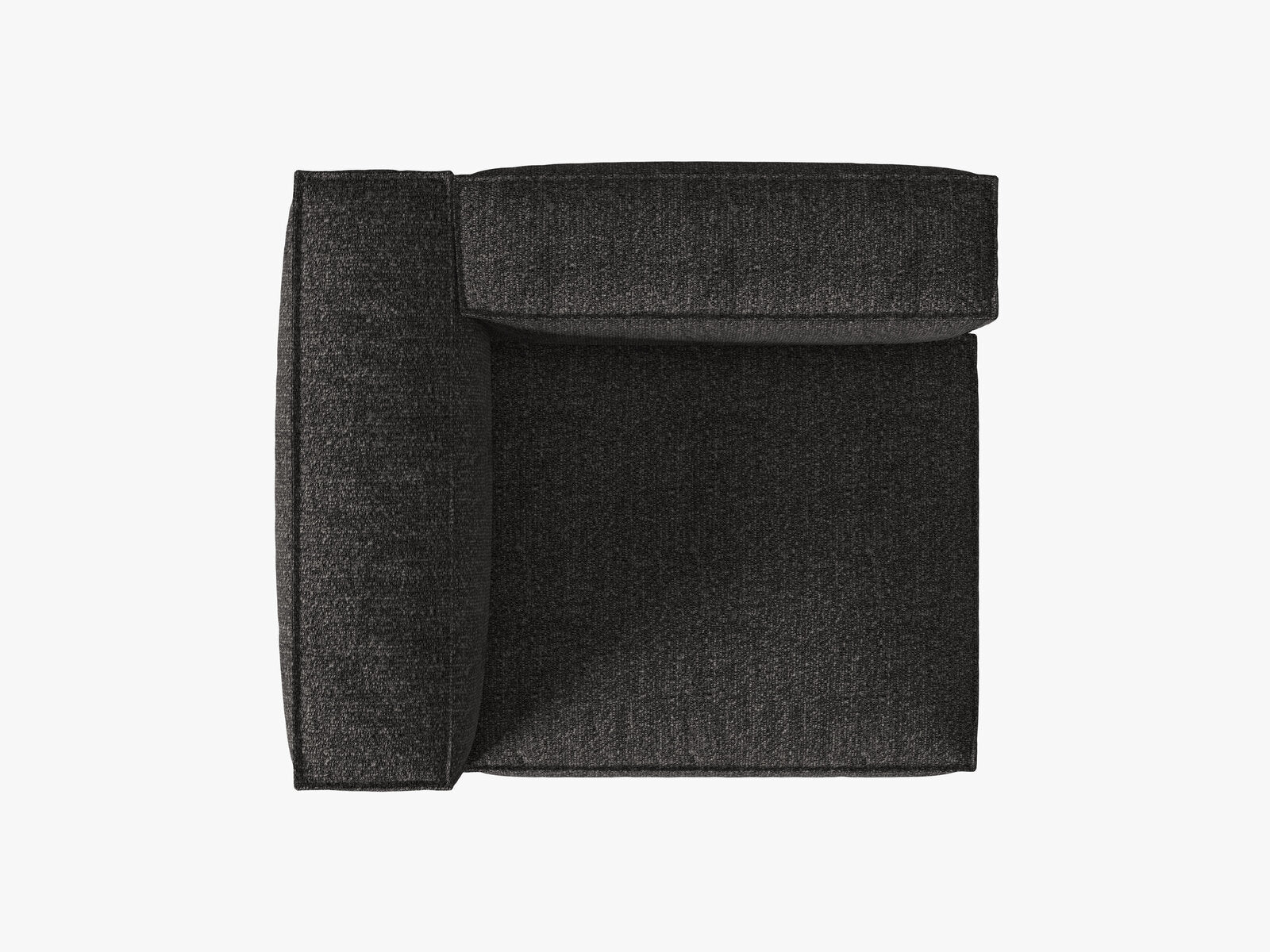 Micadoni Eckmodul Groß Nuria 1-Sitzer Links Boucle Anthrazit