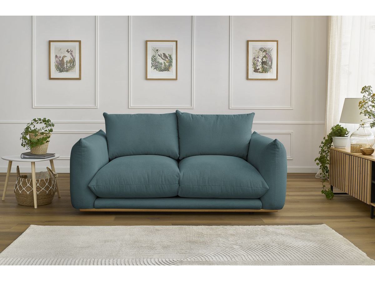 Bobochic Ernest Sofa 2-Sitzer Stoff Dunkelblau