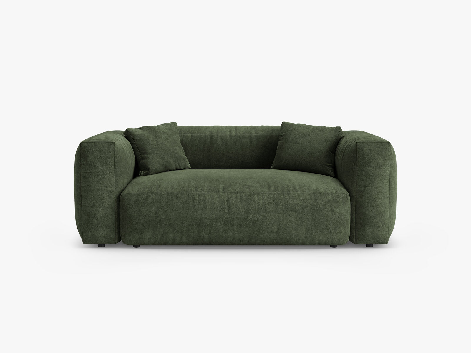 Micadoni Martina Sofa 2-Sitzer Samt Vogue Grün