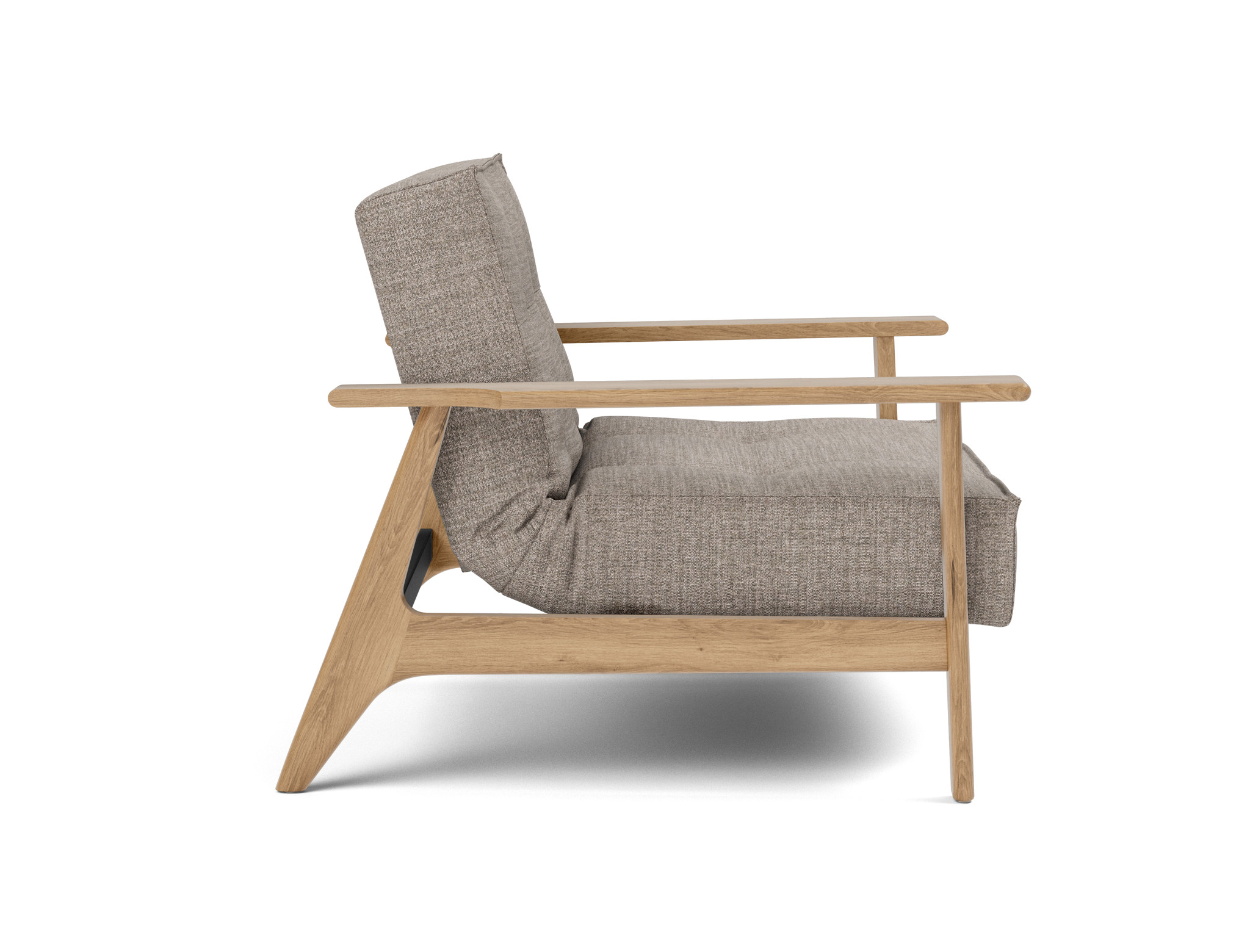 Sessel Splitback Frej Chenille Yuveno 472-Warm-Grey