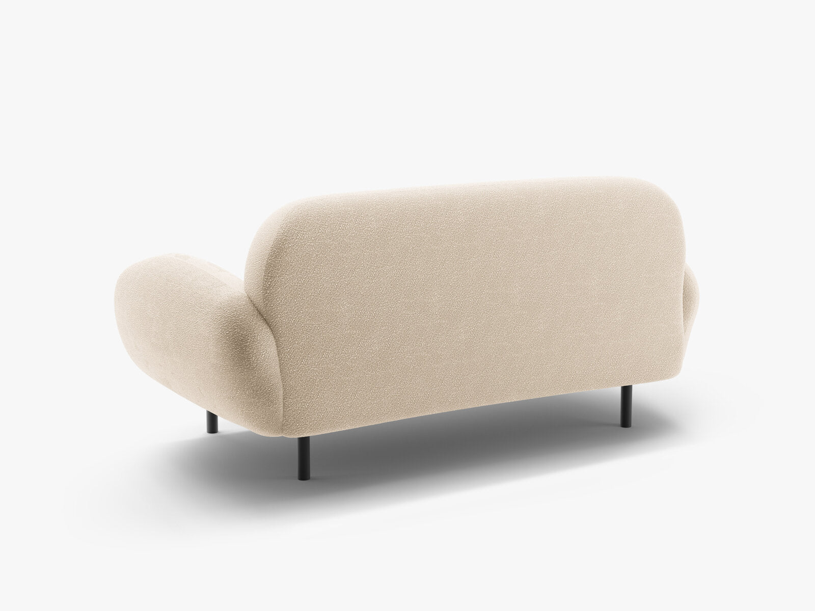 Micadoni Sofa Poppy 2-Sitzer Boucle Baloo Beige