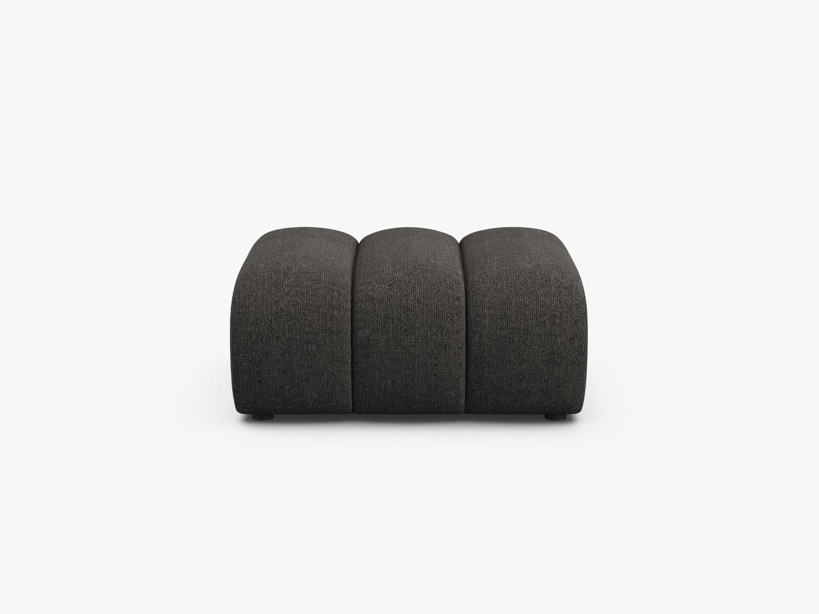 Micadoni Hocker Lupine Chenille Eden Dunkelgrau