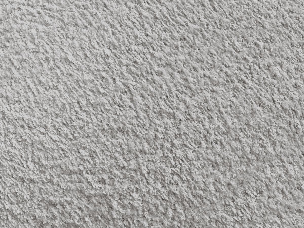 Bobochic Talia Pouf Bouclé-Stoff Hellgrau