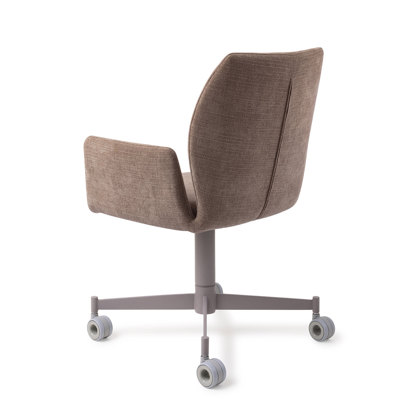 Jesper Home Esszimmerstuhl Misaki Mocha Mist Caster Grau