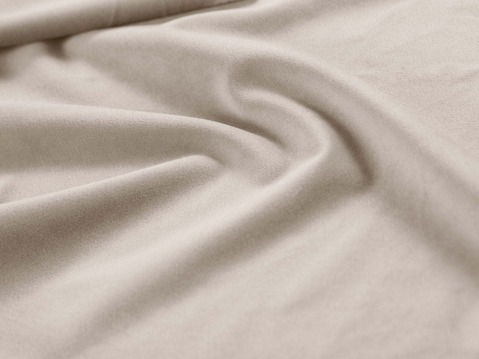 Micadoni Stauraumbett mit Kopfteil Eloise Samt Magic Velvet Elfenbein 180x200
