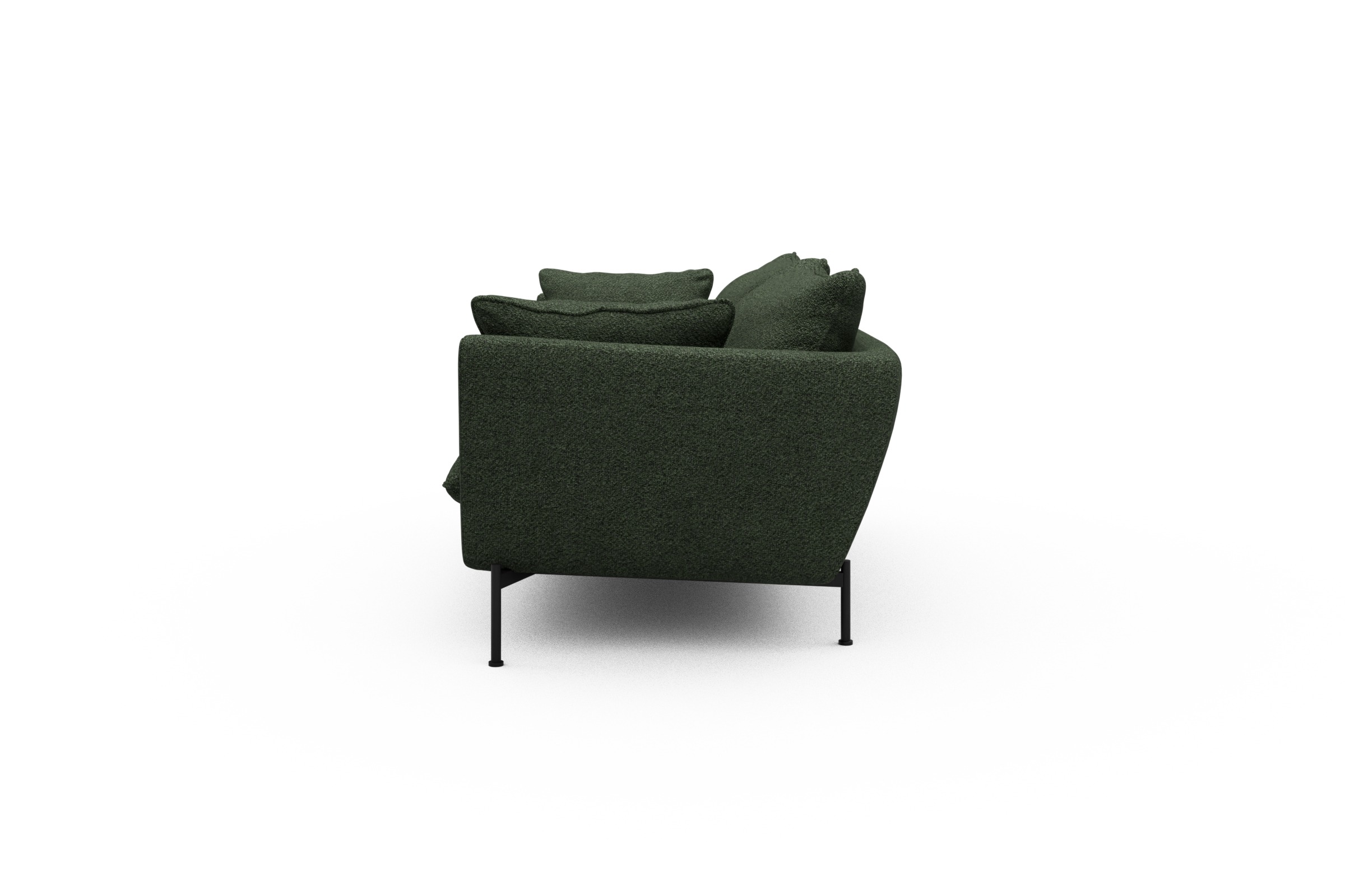 Sofa Anton PREMIUM 2-Sitzer Vanora-Deep-Green