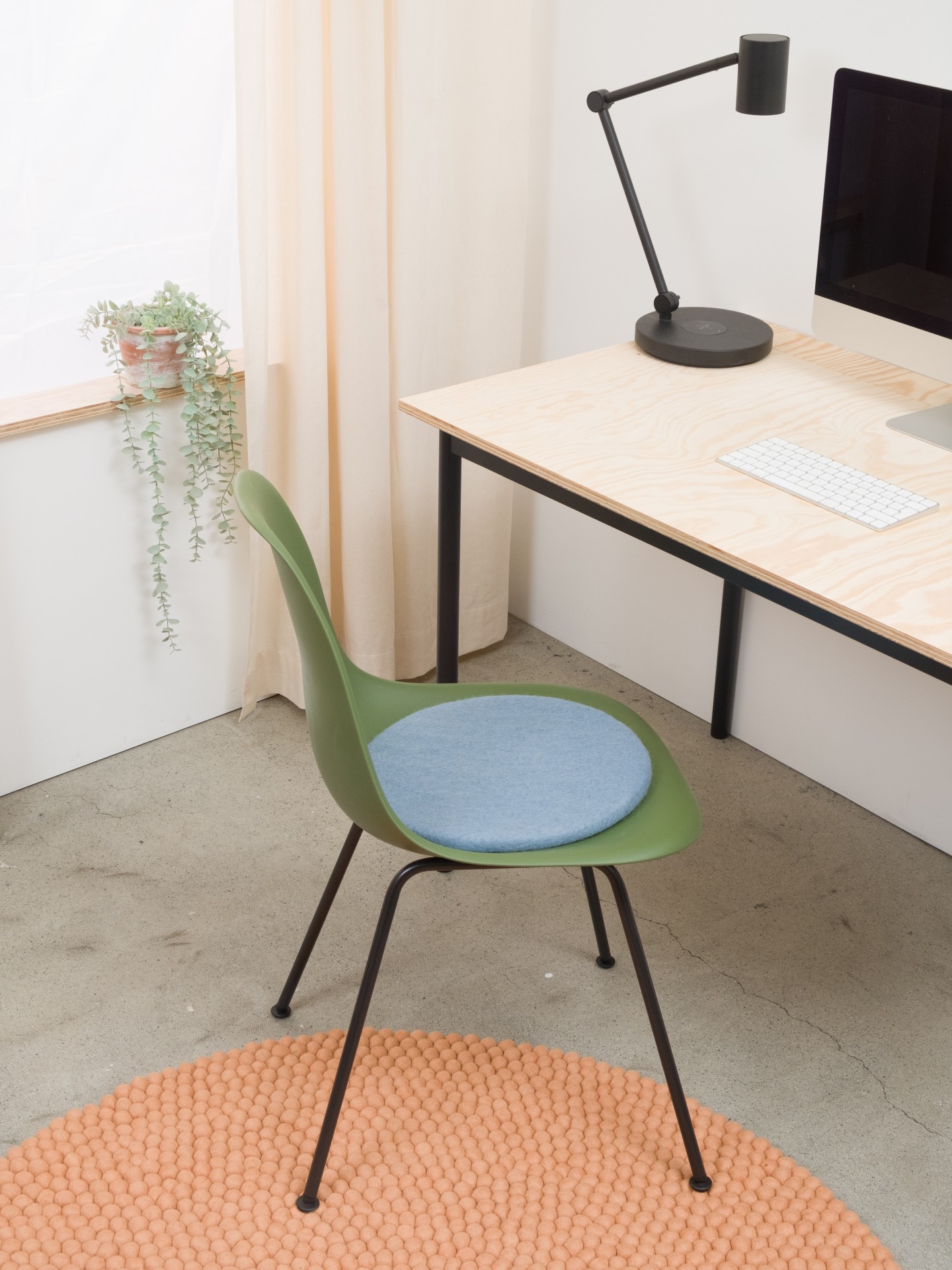 myfelt Mia - Flache Sitzauflage rund