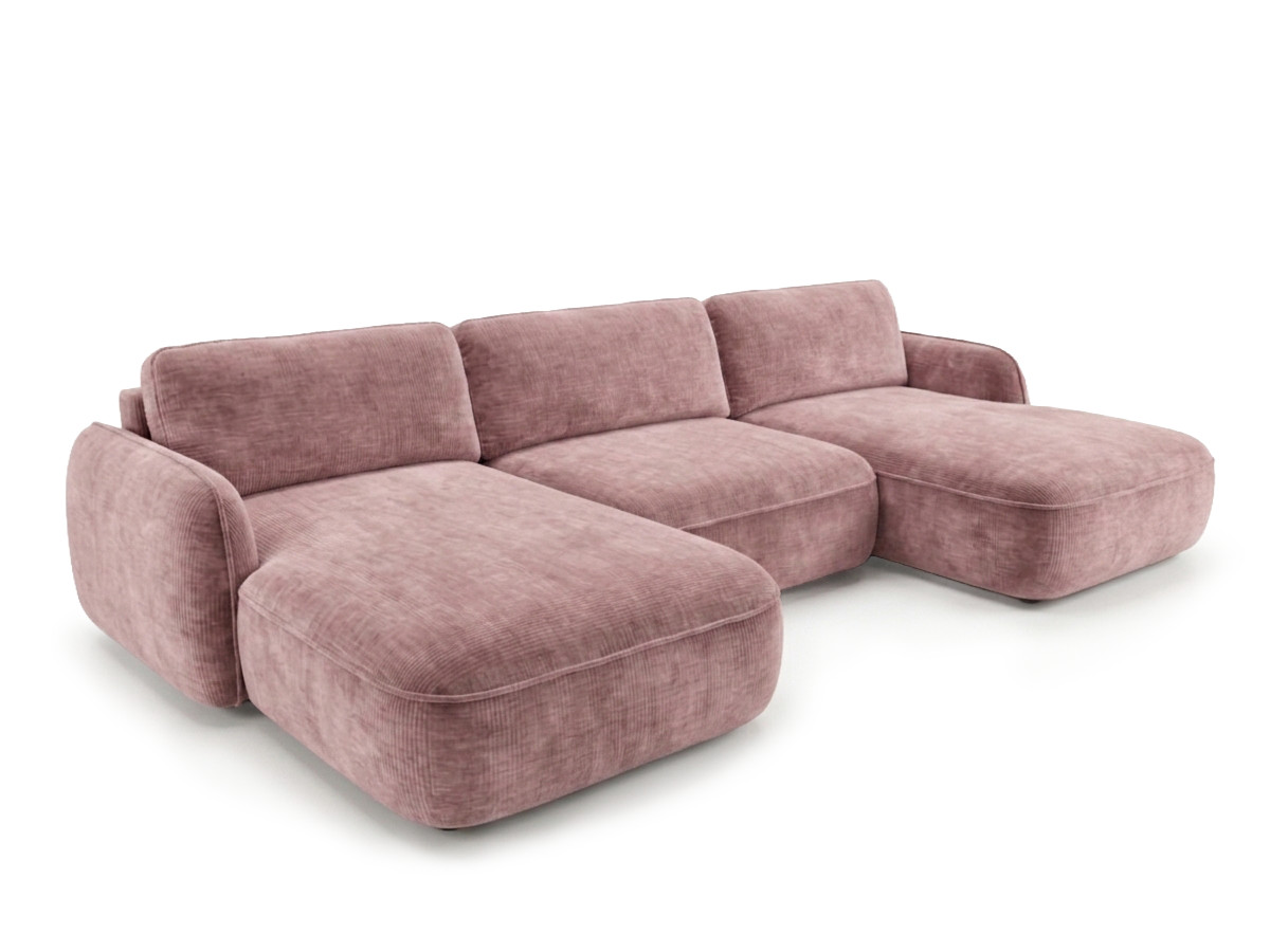 Bobochic Celeste Wohnlandschaft Chenille Rosa