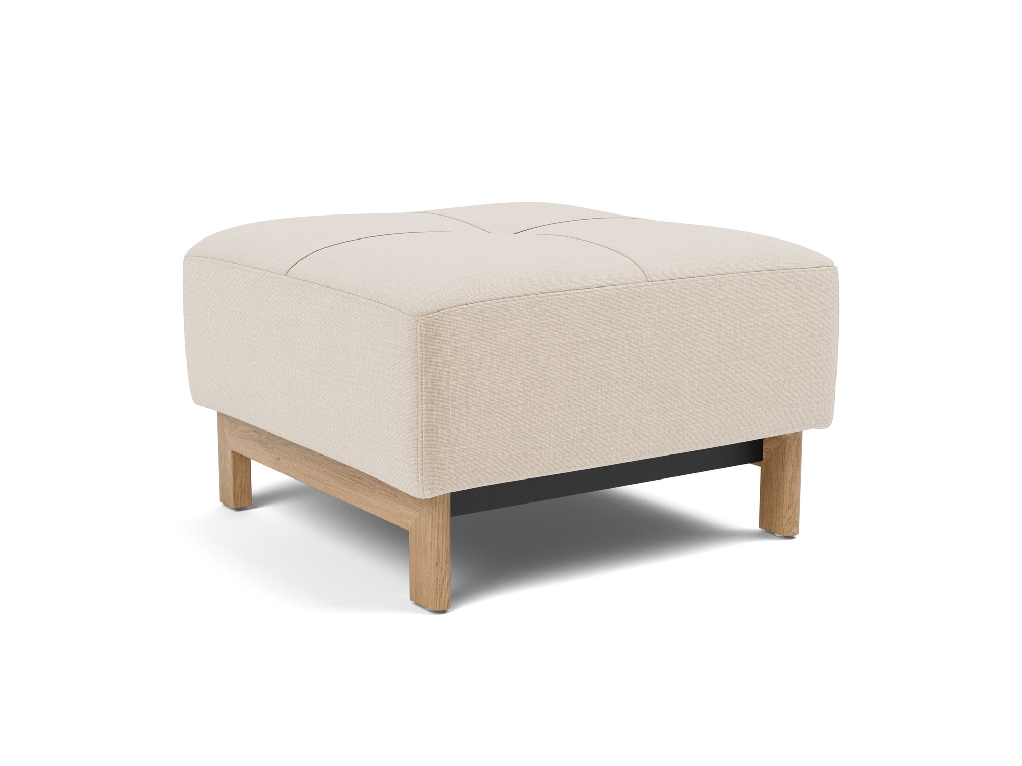 Hocker Pyxis Chenille Esina 410-Almond-Beige