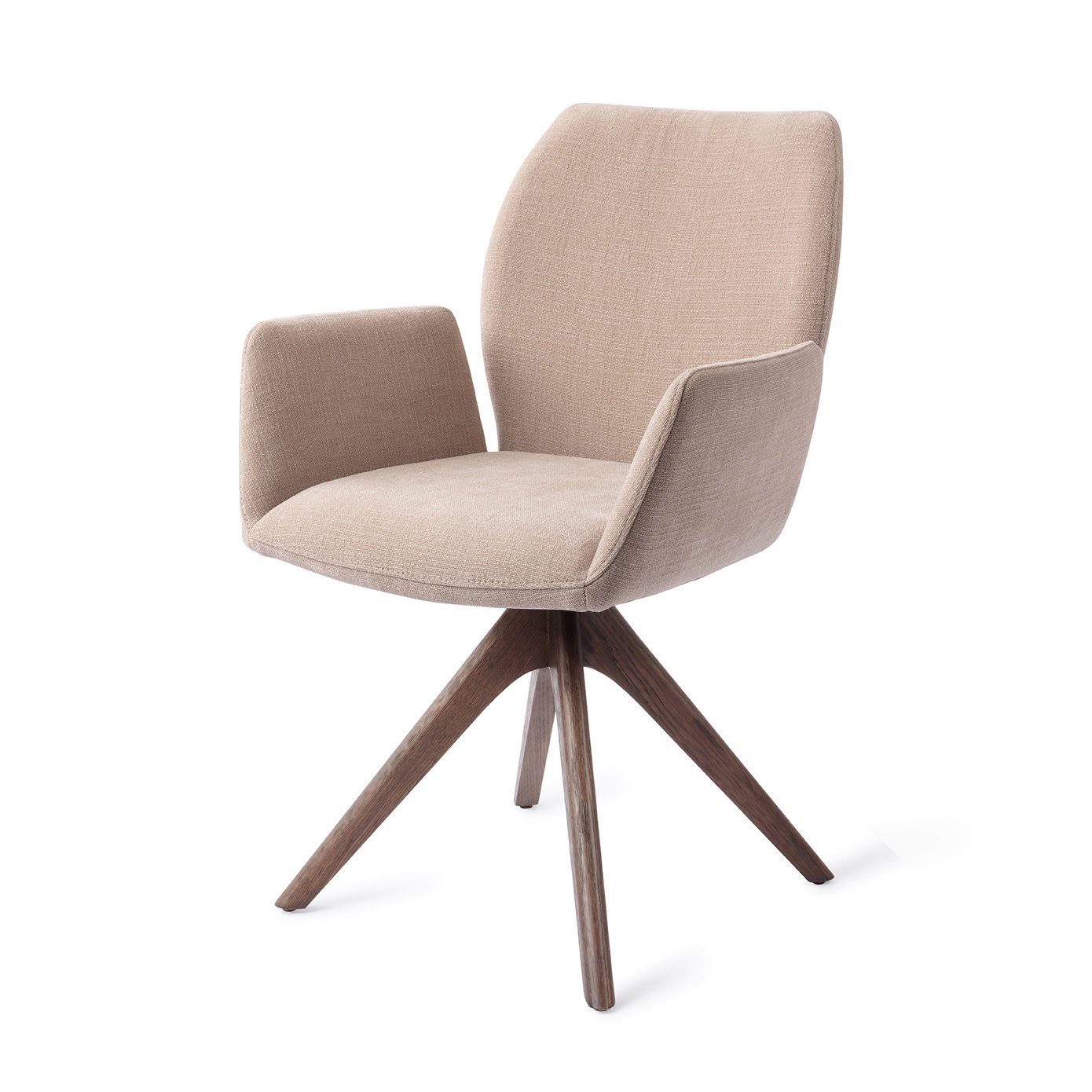 Jesper Home Esszimmerstuhl Misaki Sand Strand Revolve Eiche Walnuss