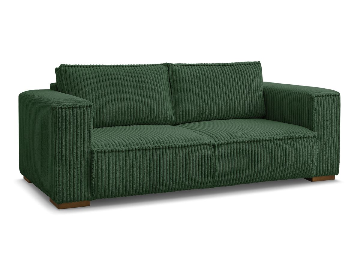 Bobochic Chelsea Sofa 2-Sitzer Breitcord weich Grün