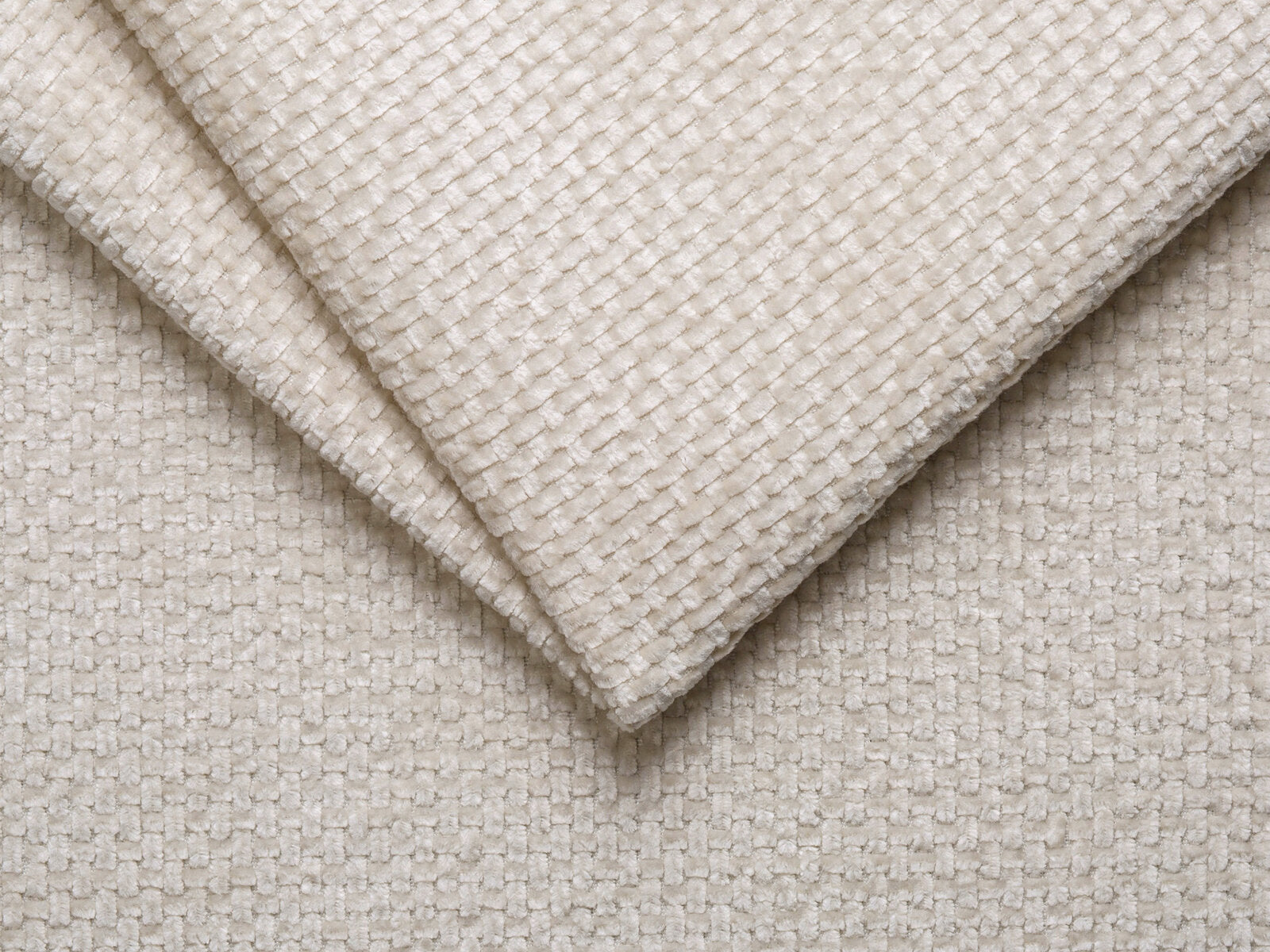 Micadoni Stauraumbett mit Kopfteil Bellis Chenille Eden Helles Beige