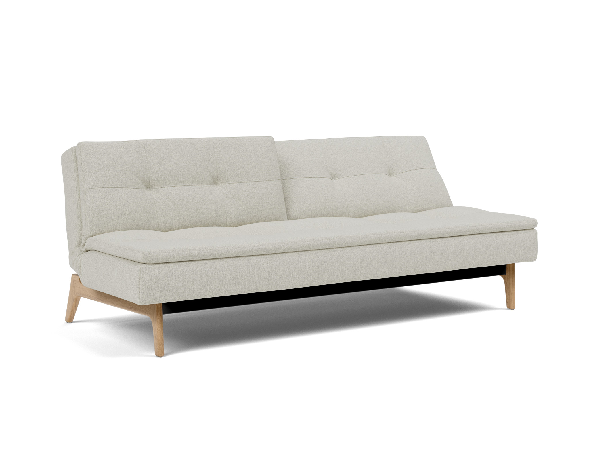 Schlafsofa Dublexo Flachgewebe Mixed Dance 527-Natural Beine Eiche