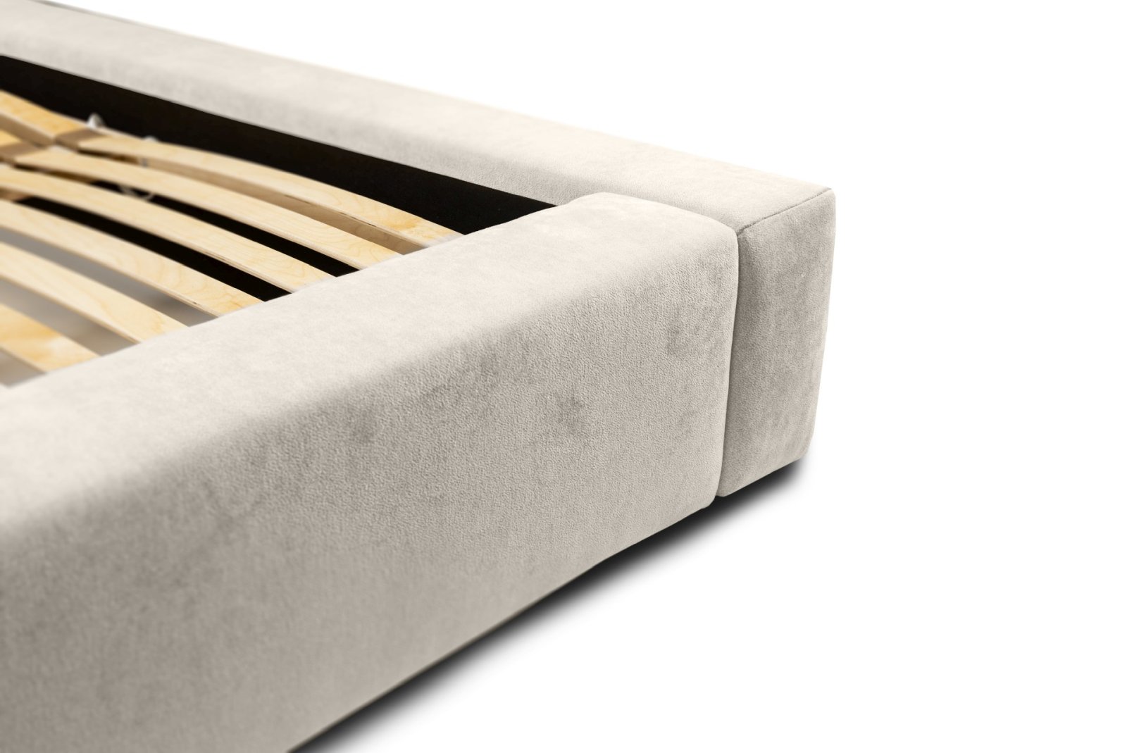 Polsterbett Vento-New Chenille 140x200 mit Metallrahmen Ditra-New 20