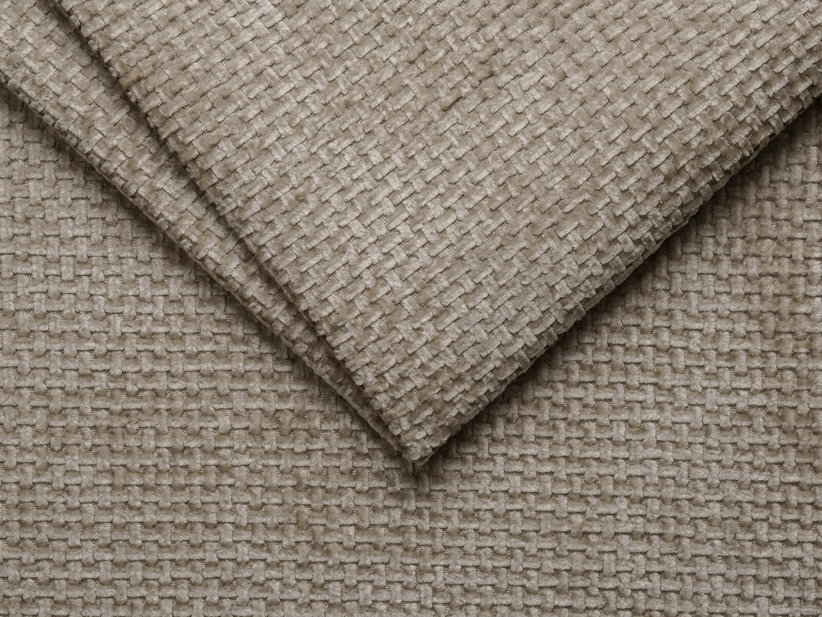 Micadoni Ecksofa Blair 3-Sitzer Links Chenille Eden Dunkelbeige