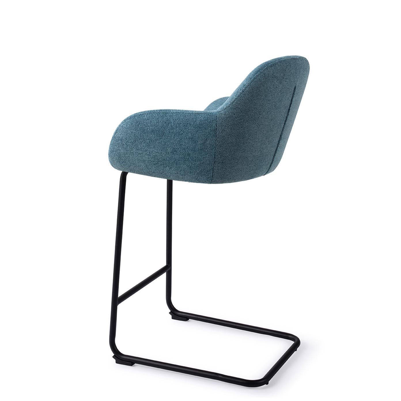 Jesper Home Barhocker Kushi Ocean-Eyes Arch Schwarz Barhöhe (75cm)