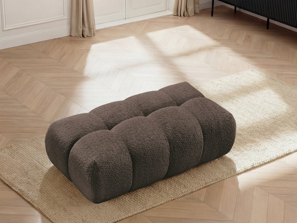 Bobochic Jaya Pouf Chenille Braun