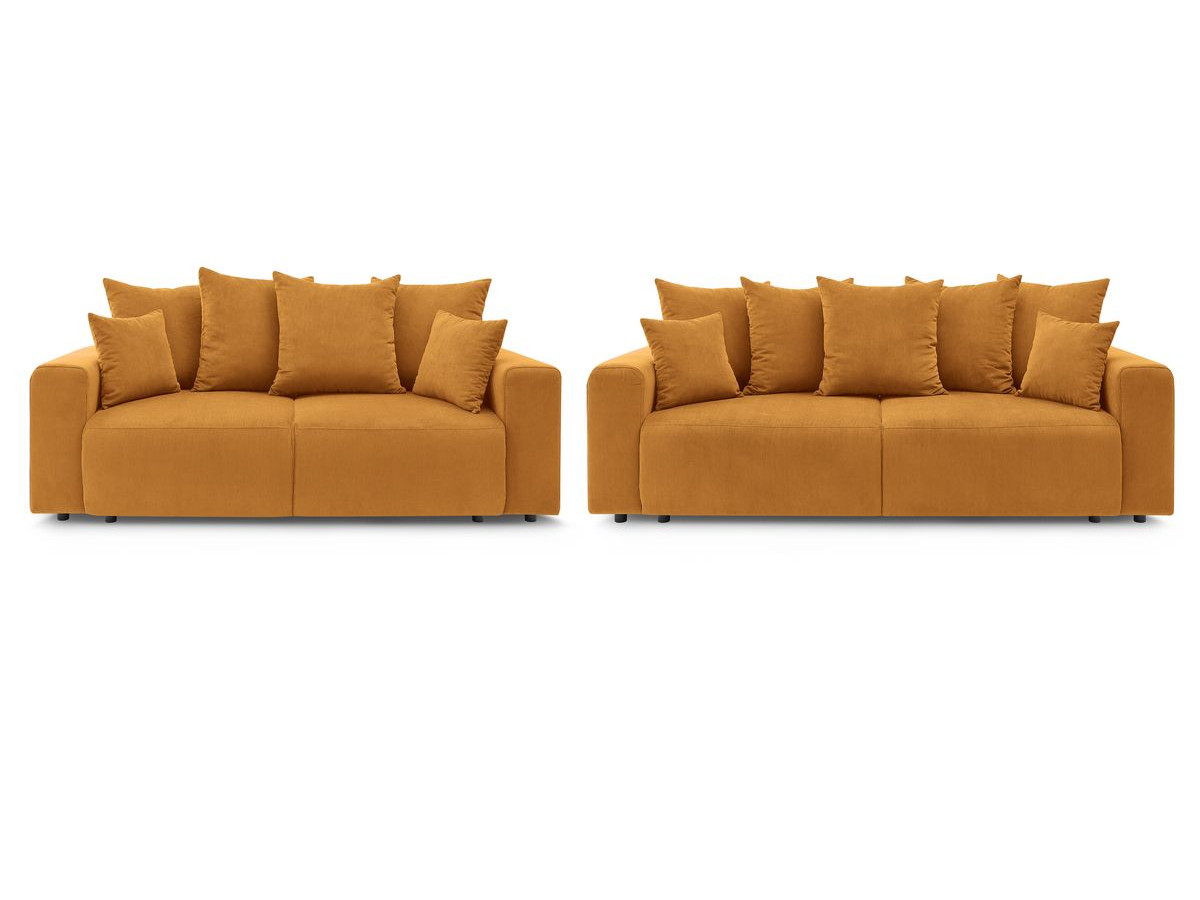 Bobochic Envy Sofa 5-Sitzer Cordsamt Gelb
