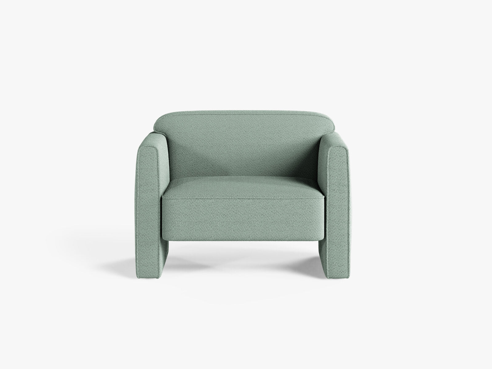 Micadoni Sessel Abby Boucle Coral Minze