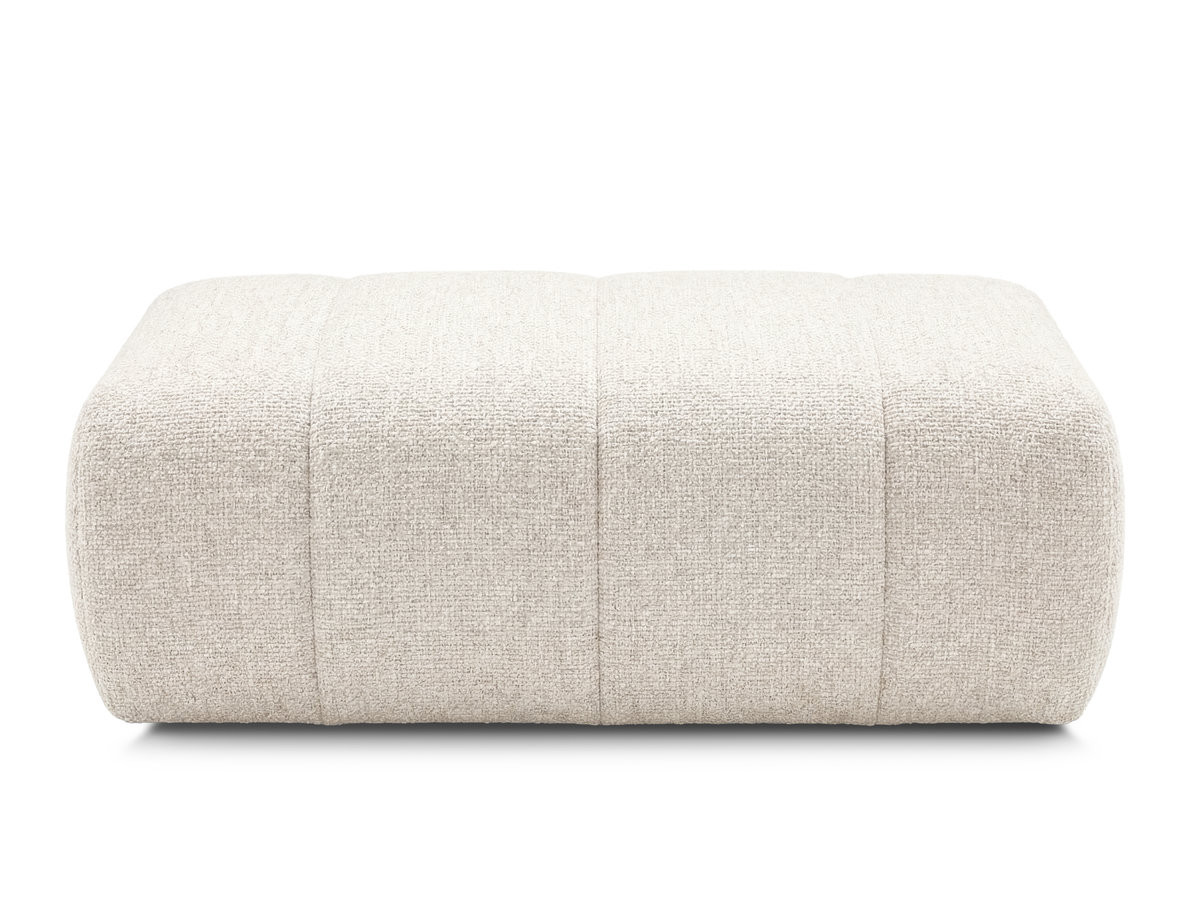 Bobochic Nesty Pouf Melange-Stoff Beige