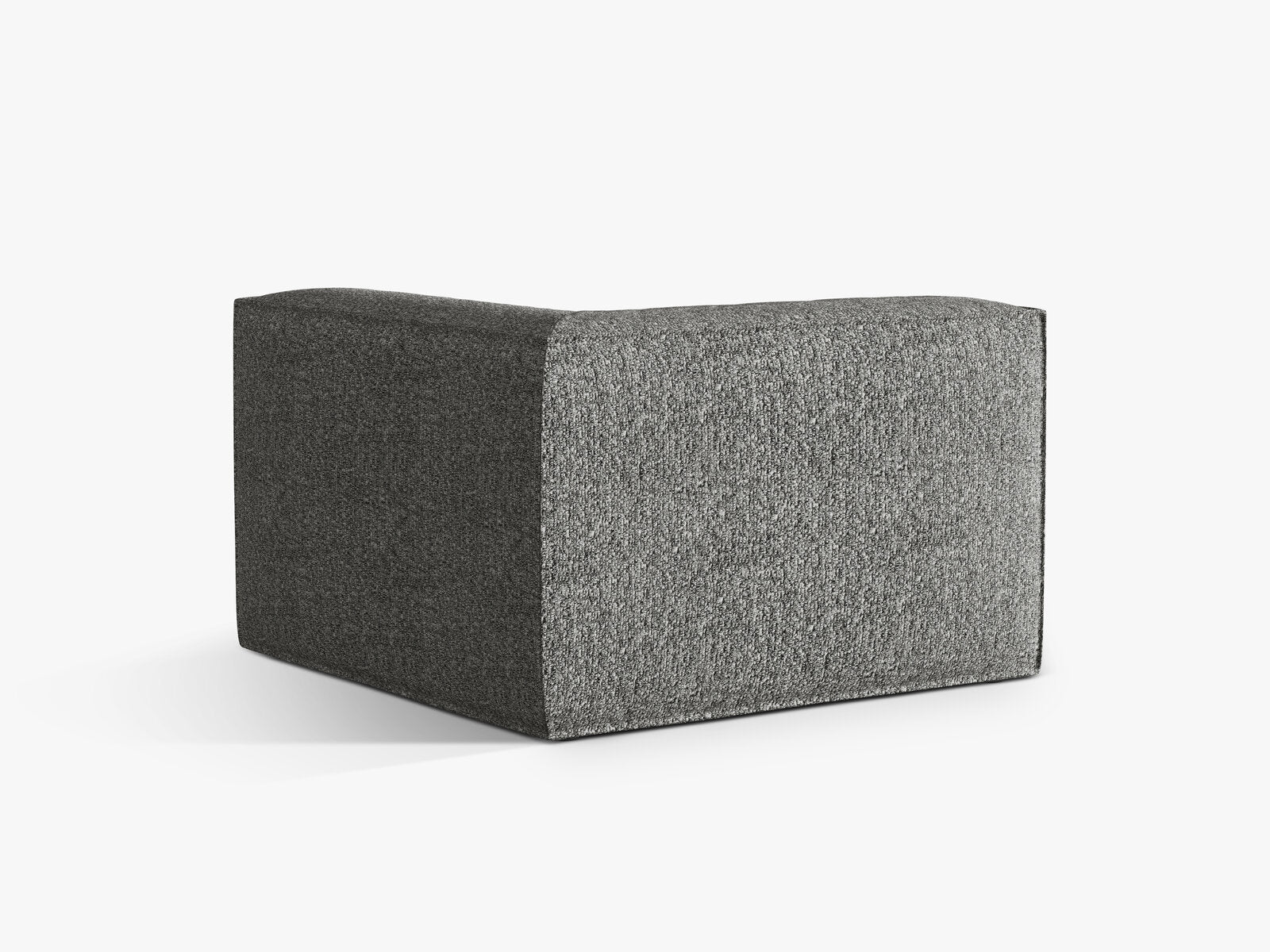 Micadoni Eckmodul Nuria 1-Sitzer Boucle Graphit