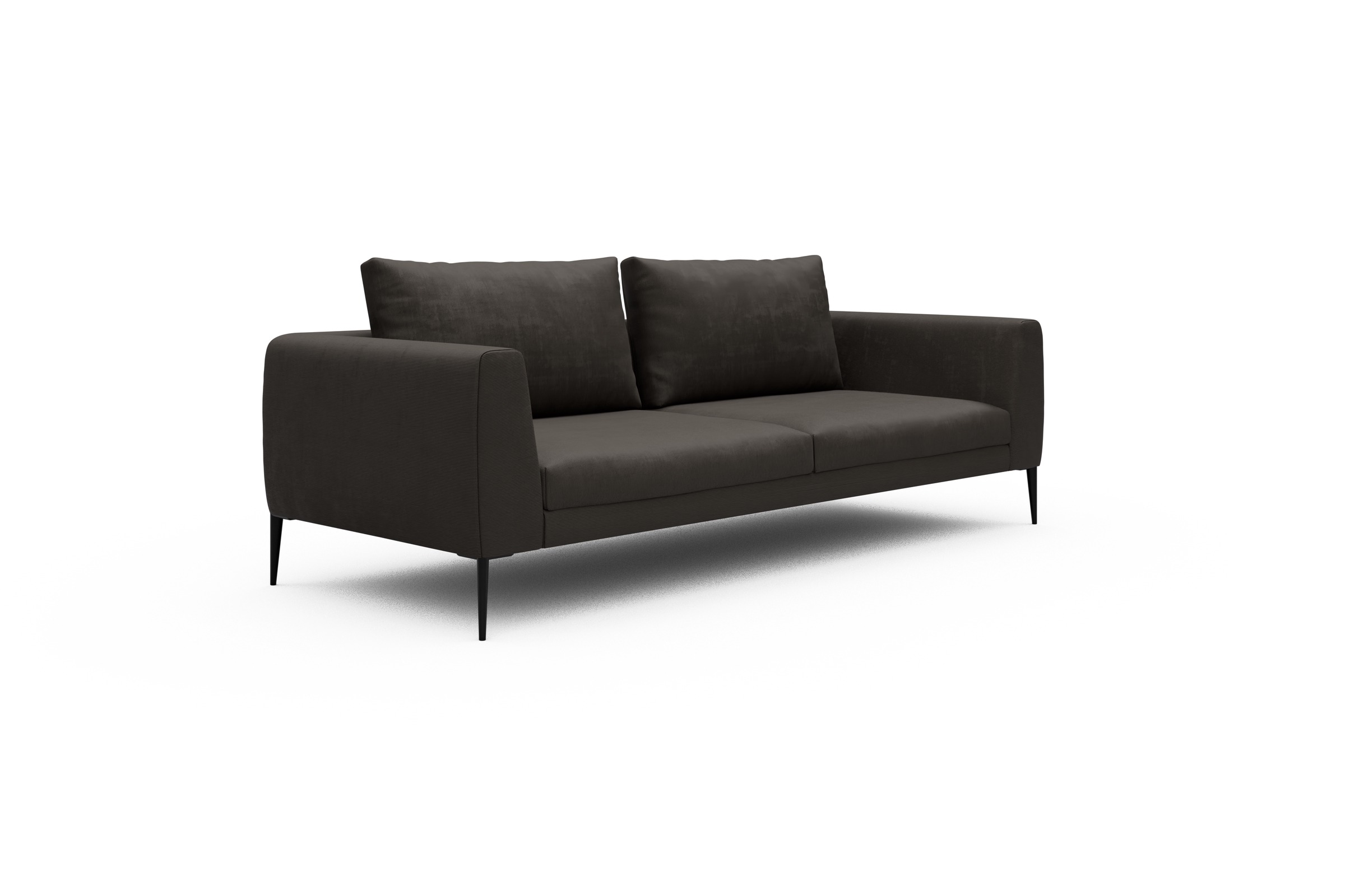 Sofa Paul 3-Sitzer Cordufine-Taupe