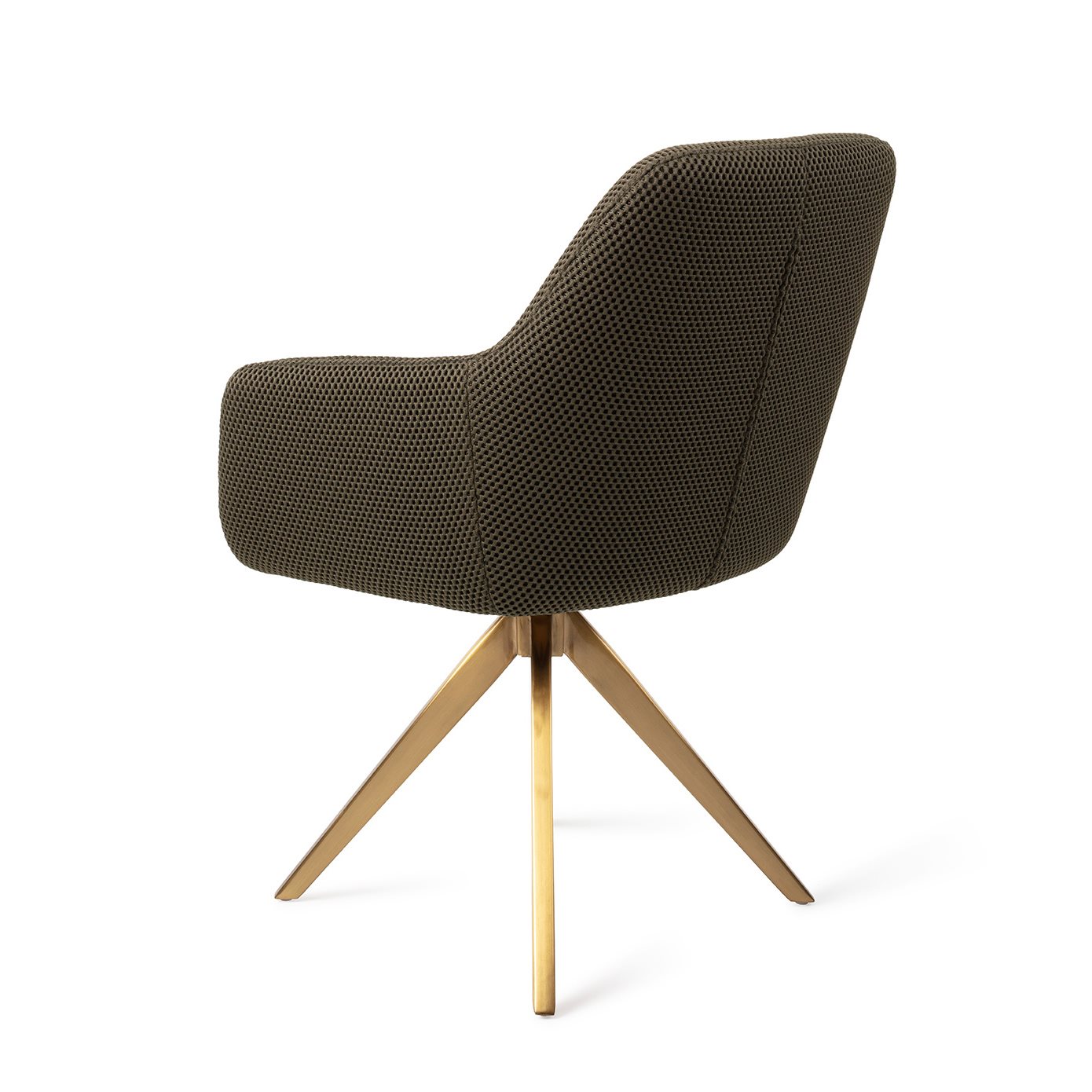 Jesper Home Esszimmerstuhl Hiroo Jungle-Jewel Turn Gold