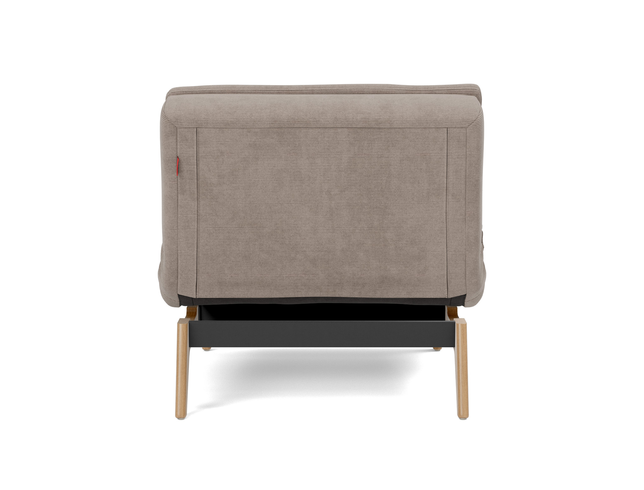 Sessel Dublexo Kord Cordufine 318-Beige Beine Eiche