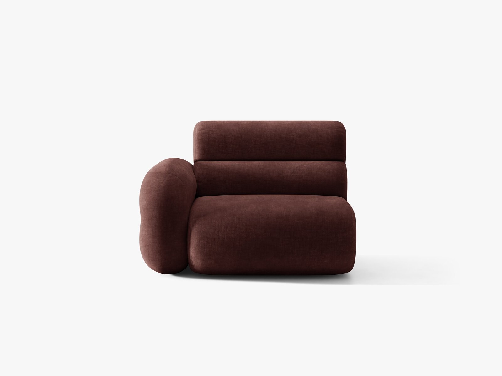Micadoni Neo Sofamodul Links Chenille Golden Kirschbaum