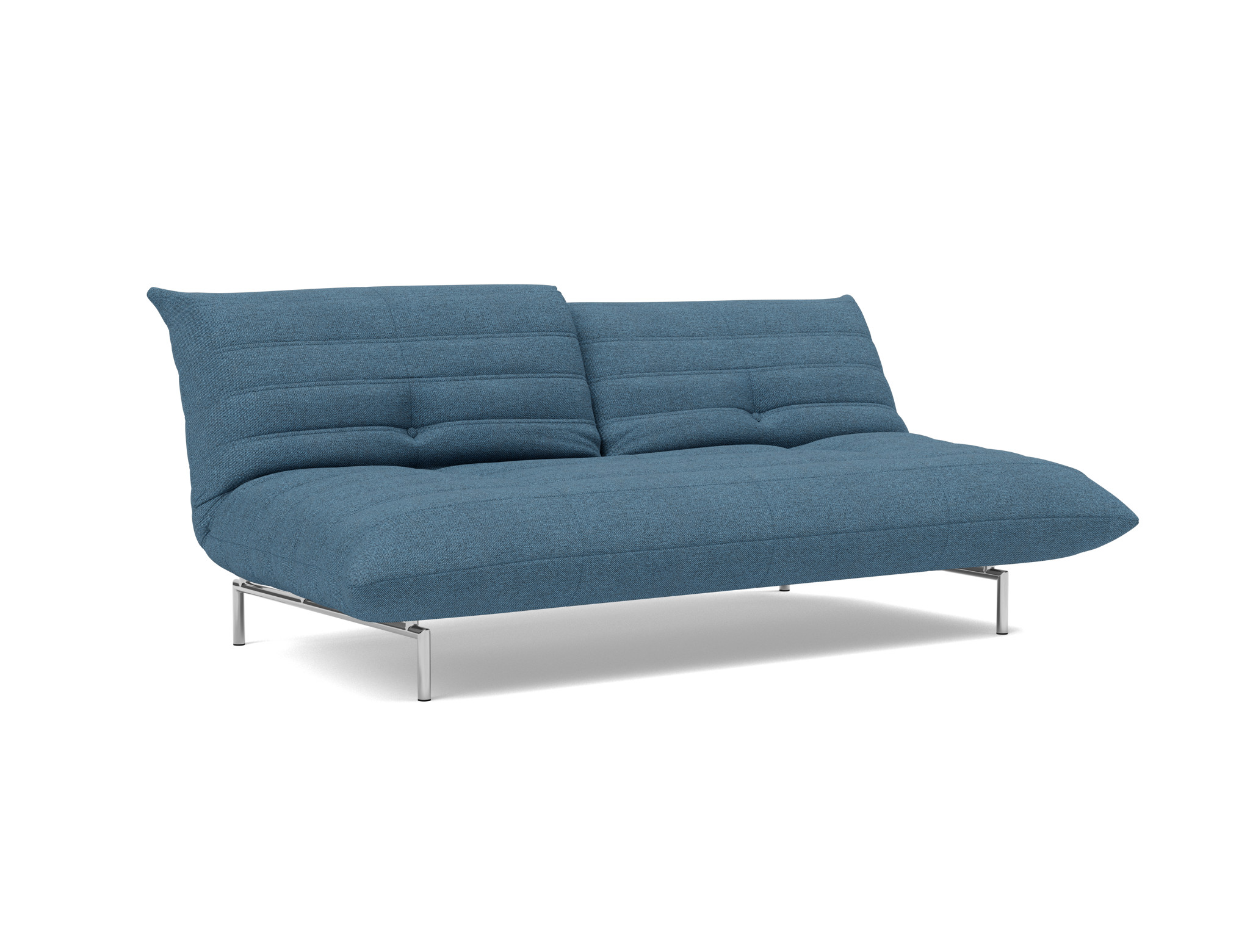 Schlafsofa Mikunjo Strukturierter Stoff Weda 302-Weda-Blue