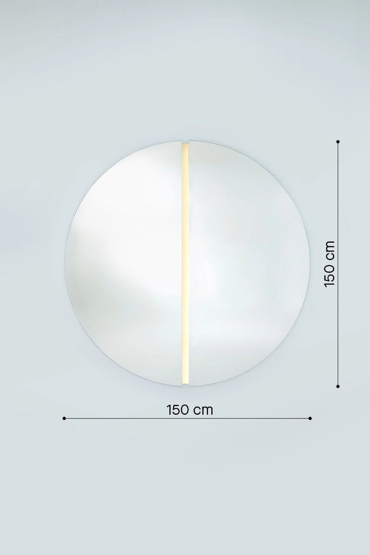 deKnudt Luna Light Round M – Maßzeichnung 8