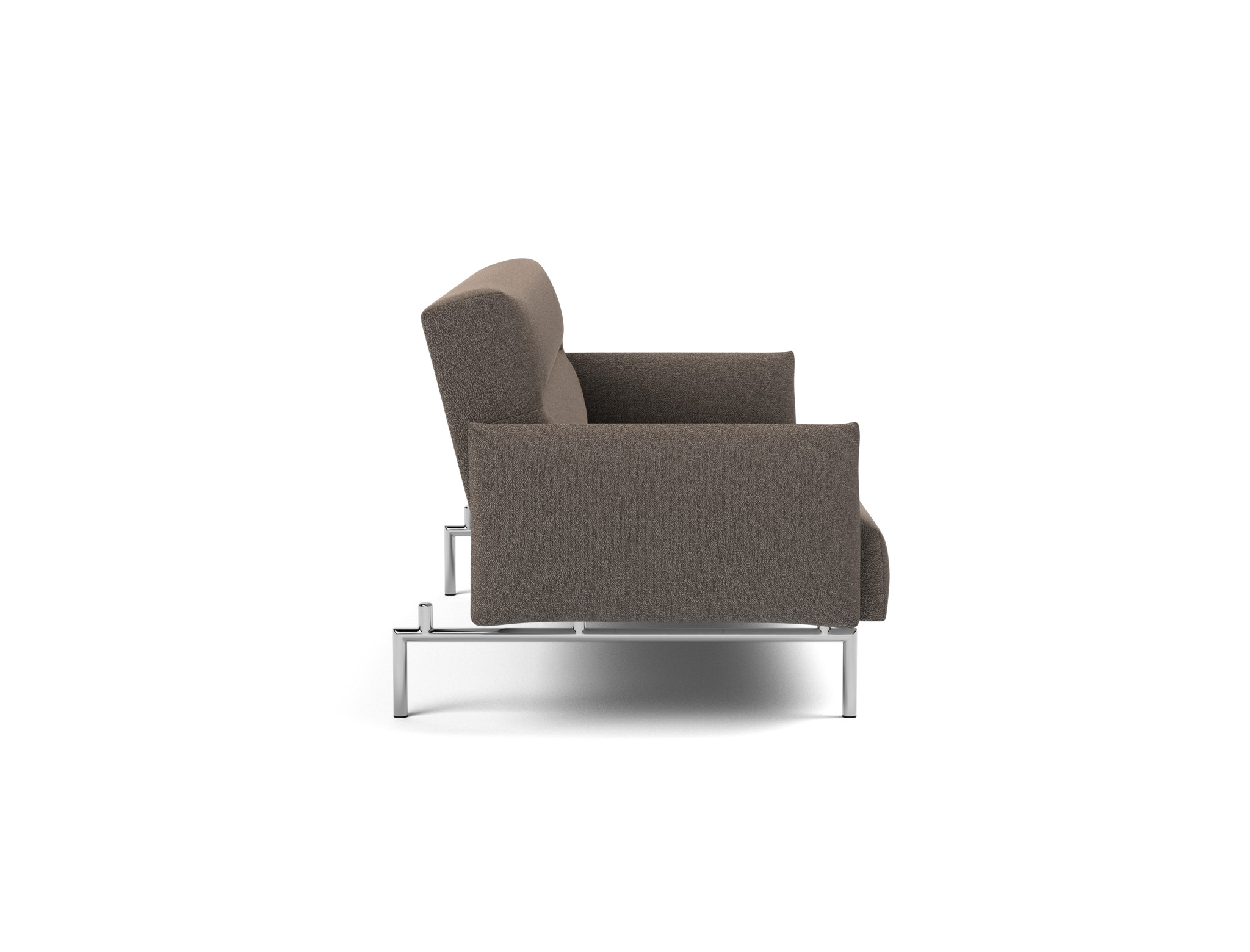 Schlafsofa Jillis mit Armlehnen Boucle Skandi 530-Taupe